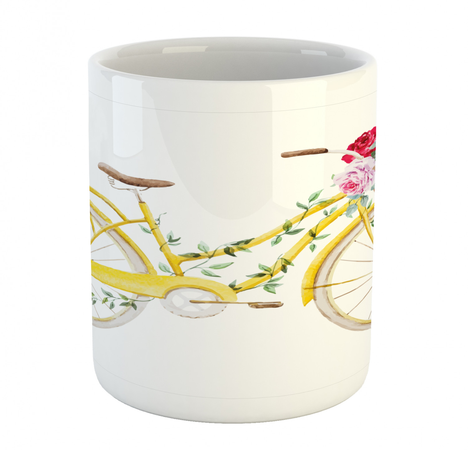 Ambesonne Vintage Home Ceramic Coffee Mug Cup for Water Tea Drinks, 11 oz - Picture 25 of 244