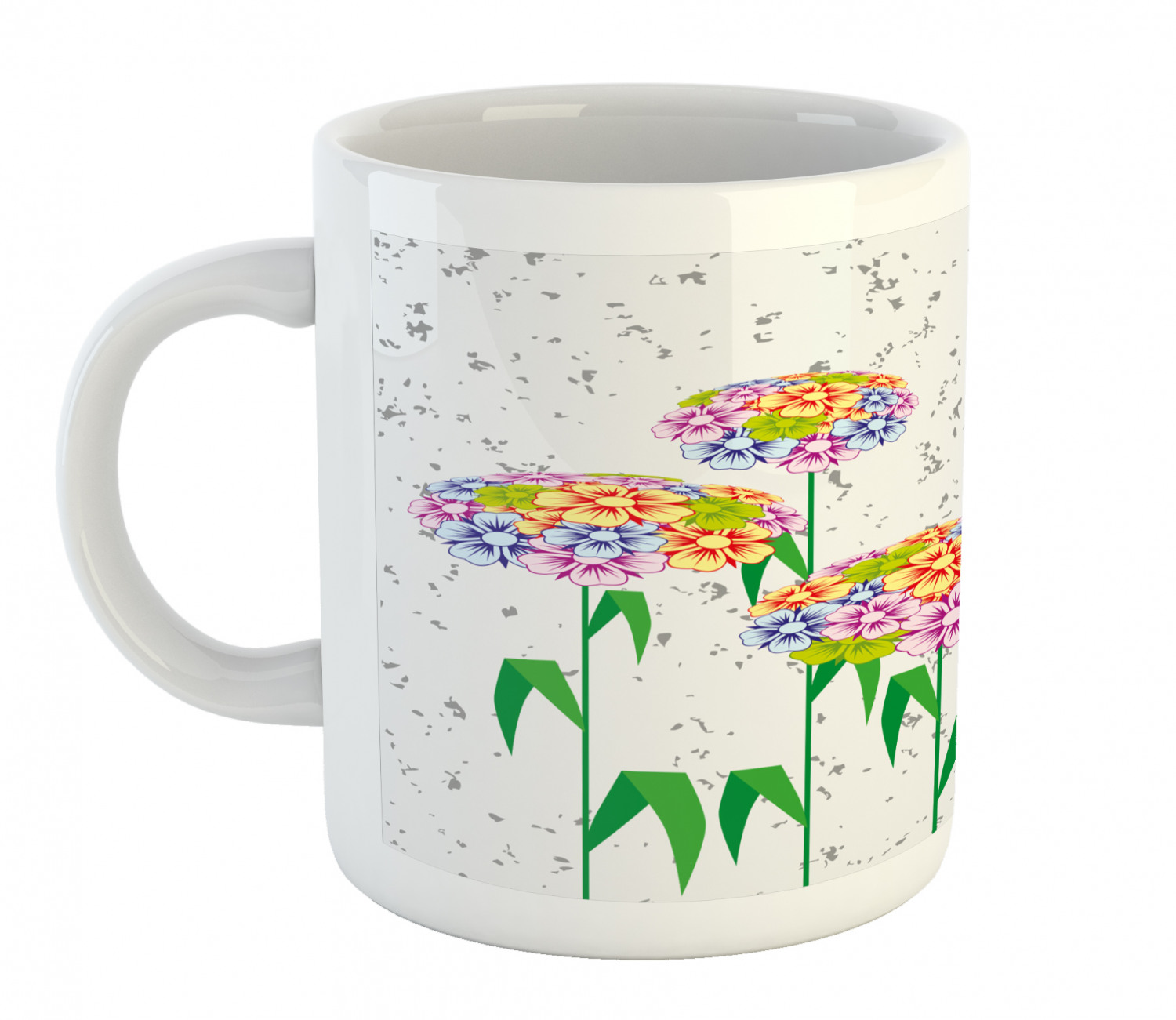 Foliage Floral Ceramic Coffee Mug Cup for Water Tea Drinks, 11 oz - Picture 55 of 236