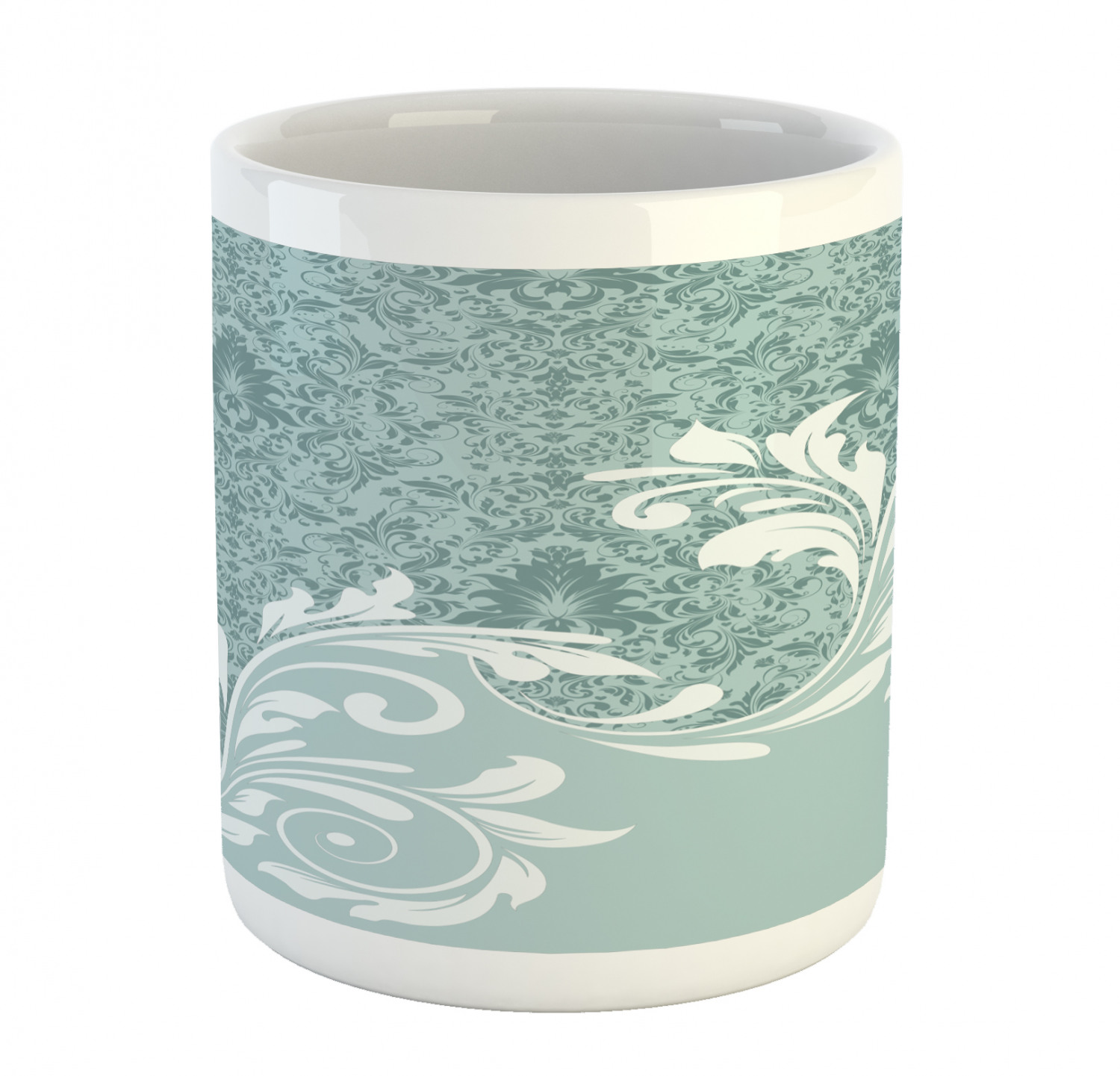 Ambesonne Vintage Home Ceramic Coffee Mug Cup for Water Tea Drinks, 11 oz - Picture 189 of 244