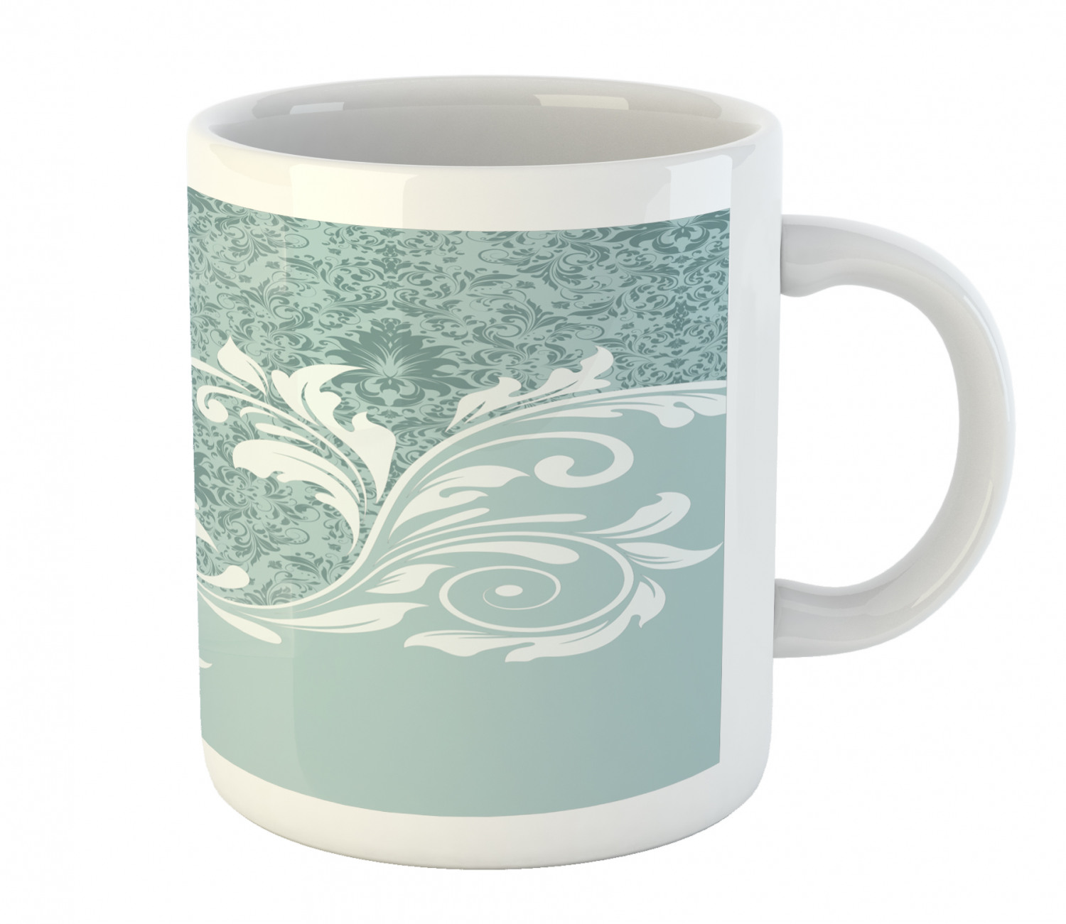 Ambesonne Vintage Home Ceramic Coffee Mug Cup for Water Tea Drinks, 11 oz - Picture 190 of 244