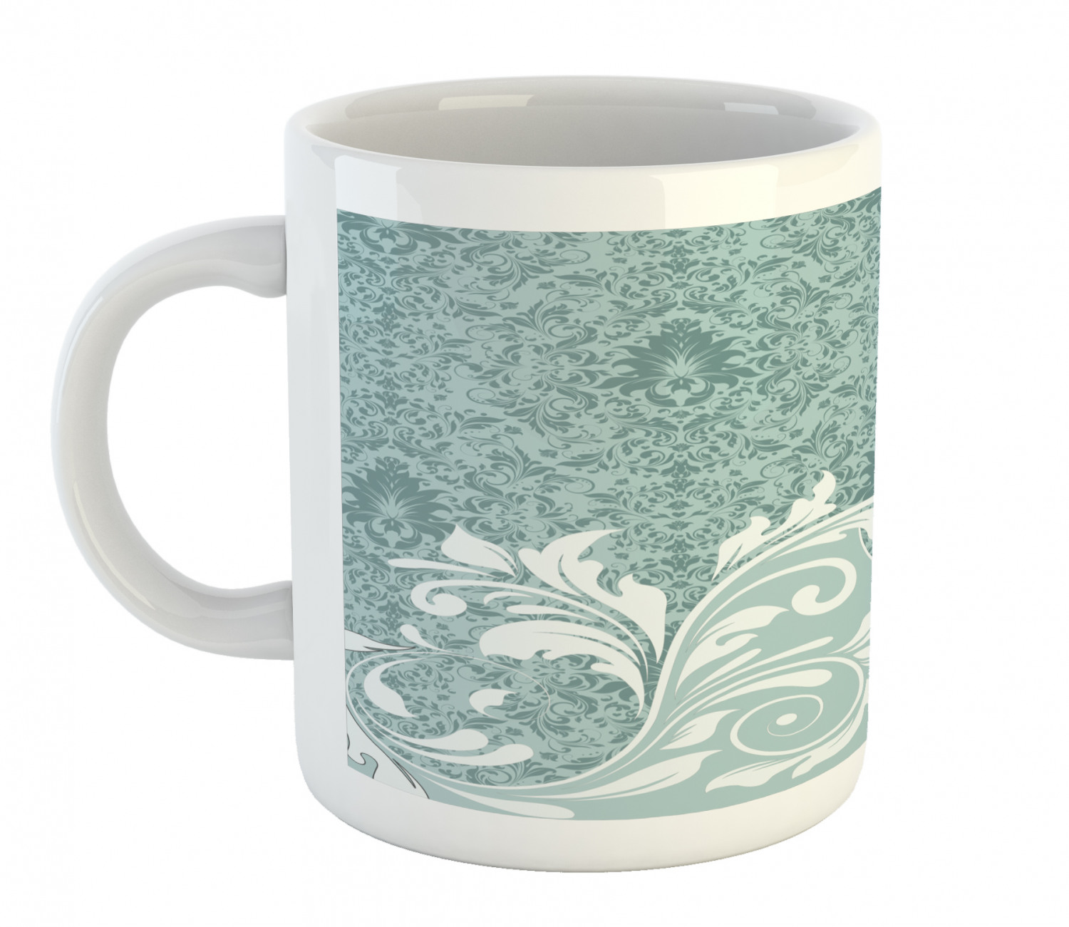 Ambesonne Vintage Home Ceramic Coffee Mug Cup for Water Tea Drinks, 11 oz - Picture 191 of 244
