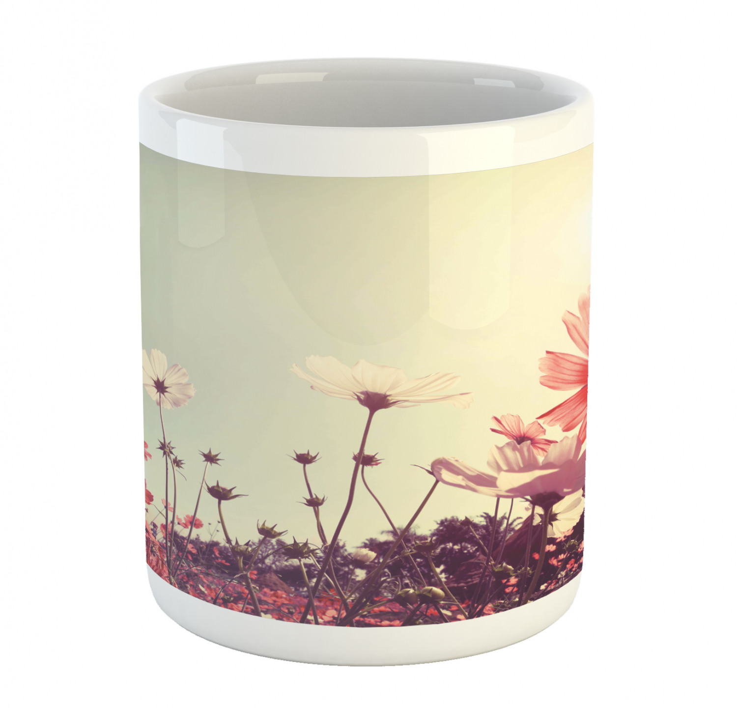 Foliage Floral Ceramic Coffee Mug Cup for Water Tea Drinks, 11 oz - Picture 201 of 236