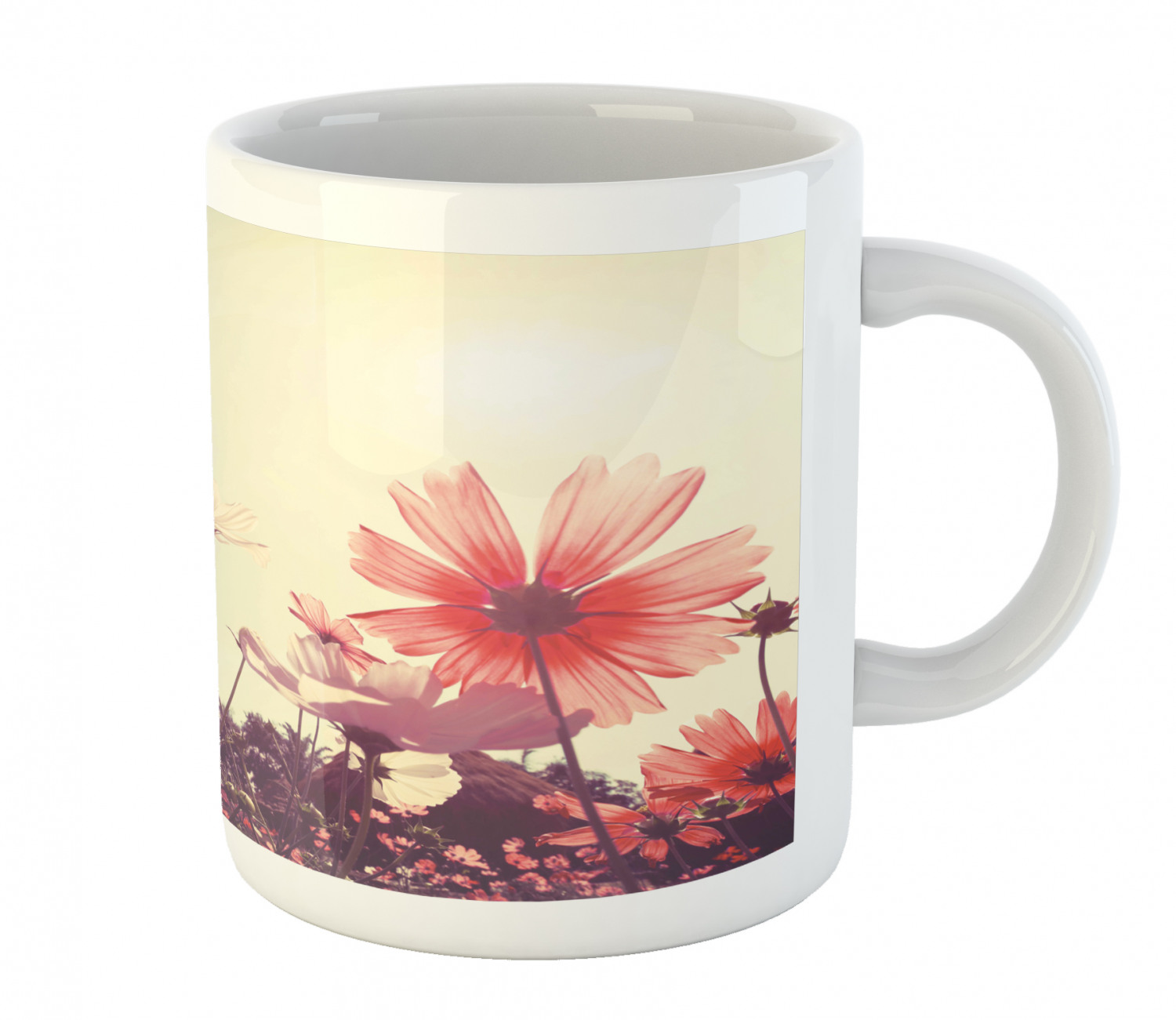 Foliage Floral Ceramic Coffee Mug Cup for Water Tea Drinks, 11 oz - Picture 202 of 236