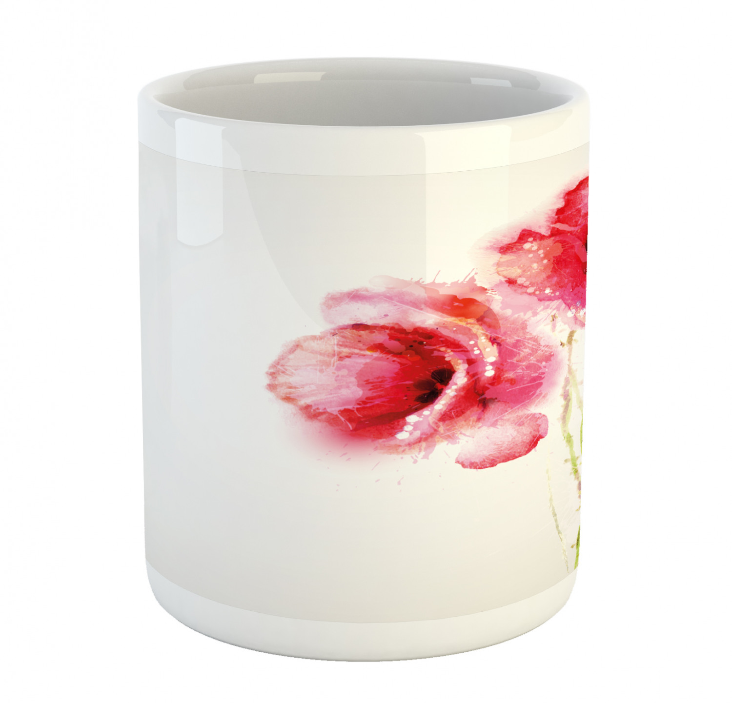 Ambesonne Flower Nature Ceramic Coffee Mug Cup for Water Tea Drinks, 11 oz - Picture 165 of 244