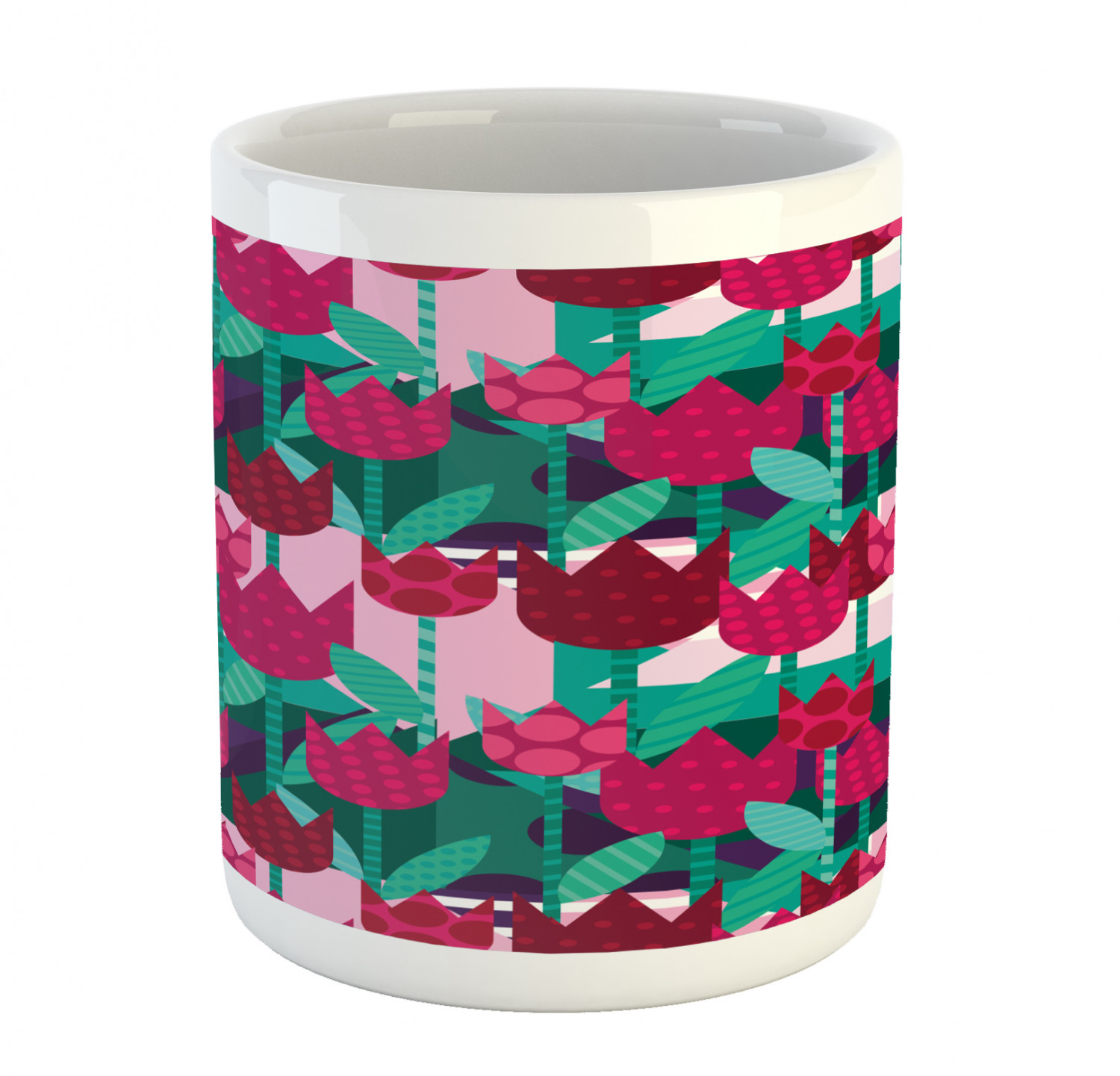 Foliage Floral Ceramic Coffee Mug Cup for Water Tea Drinks, 11 oz - Picture 17 of 236
