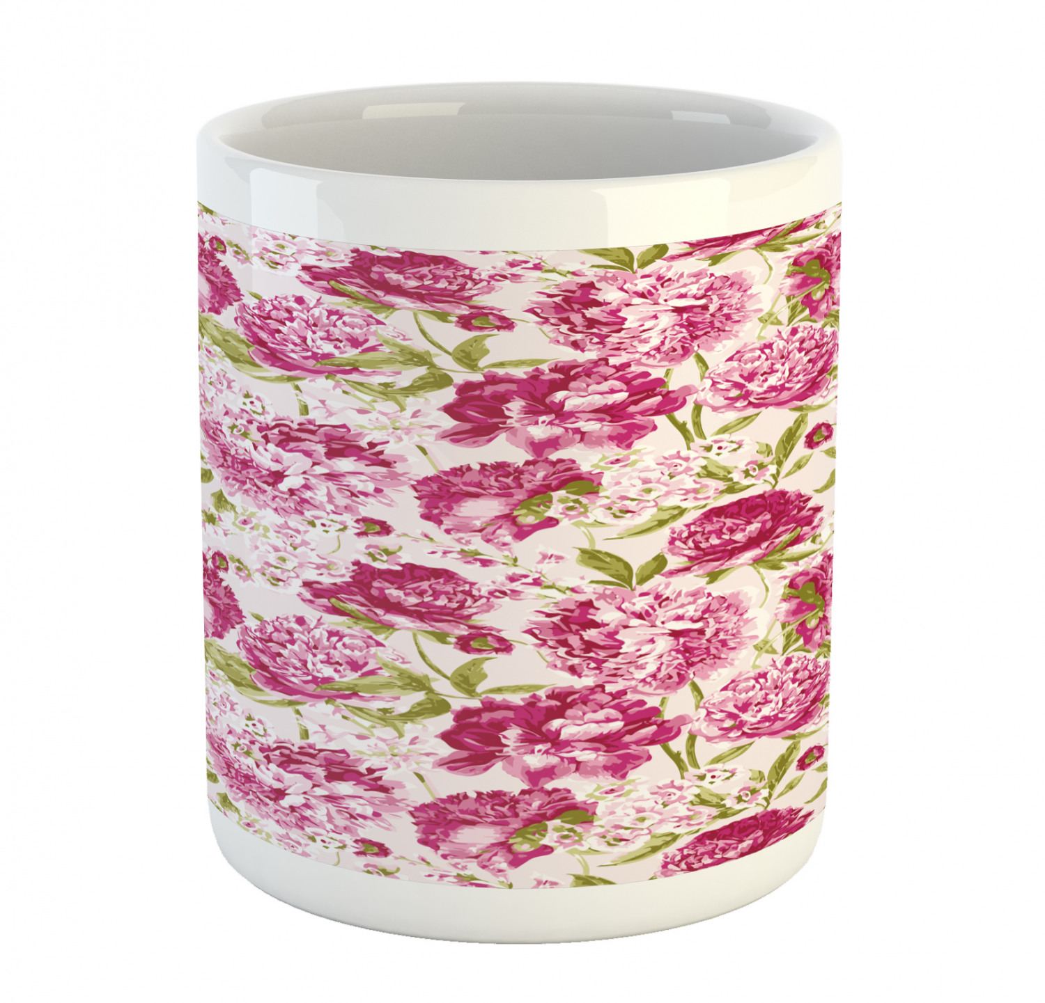 Ambesonne Flower Nature Ceramic Coffee Mug Cup for Water Tea Drinks, 11 oz - Picture 149 of 244