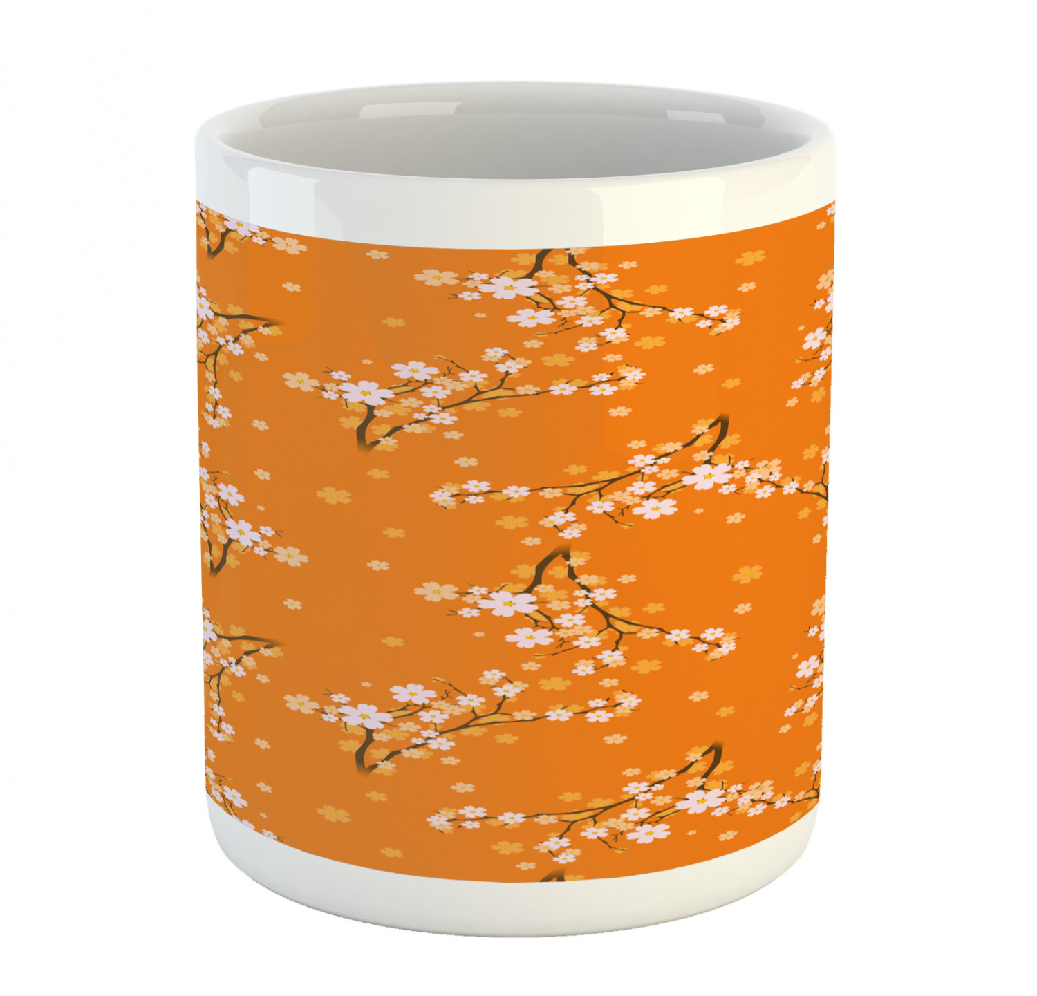 Foliage Floral Ceramic Coffee Mug Cup for Water Tea Drinks, 11 oz - Picture 37 of 236