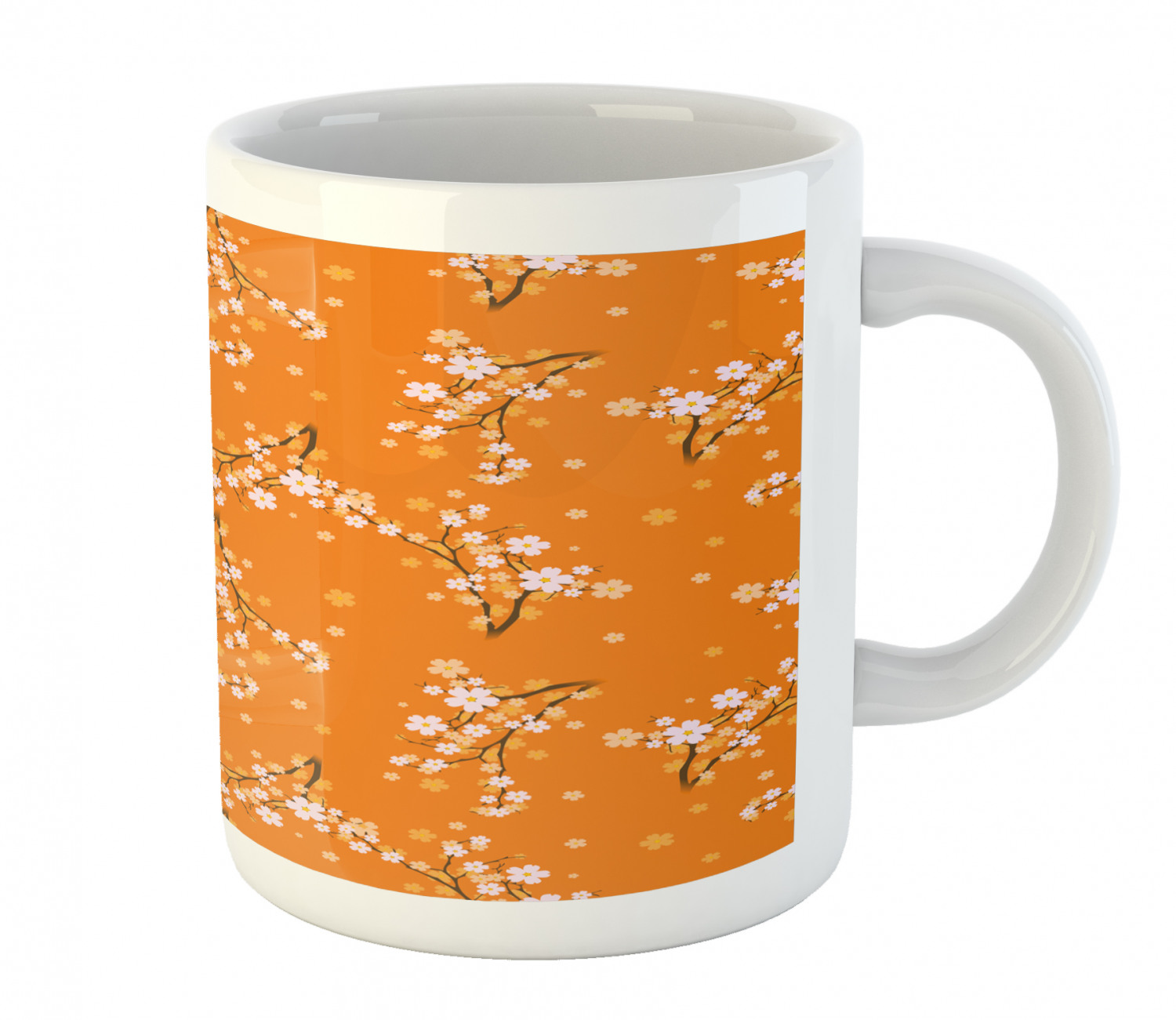 Foliage Floral Ceramic Coffee Mug Cup for Water Tea Drinks, 11 oz - Picture 38 of 236
