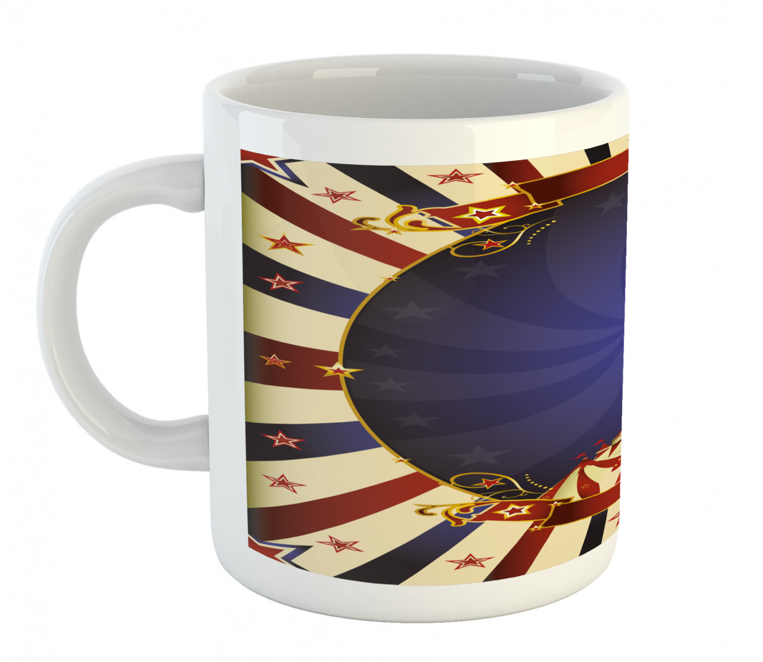 Ambesonne Vintage Home Ceramic Coffee Mug Cup for Water Tea Drinks, 11 oz - Picture 43 of 244