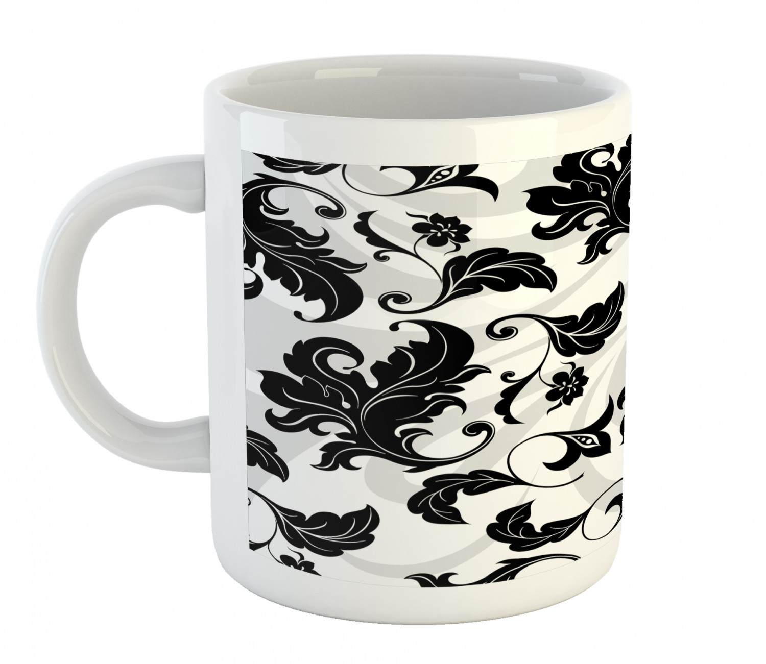Foliage Floral Ceramic Coffee Mug Cup for Water Tea Drinks, 11 oz - Picture 15 of 236