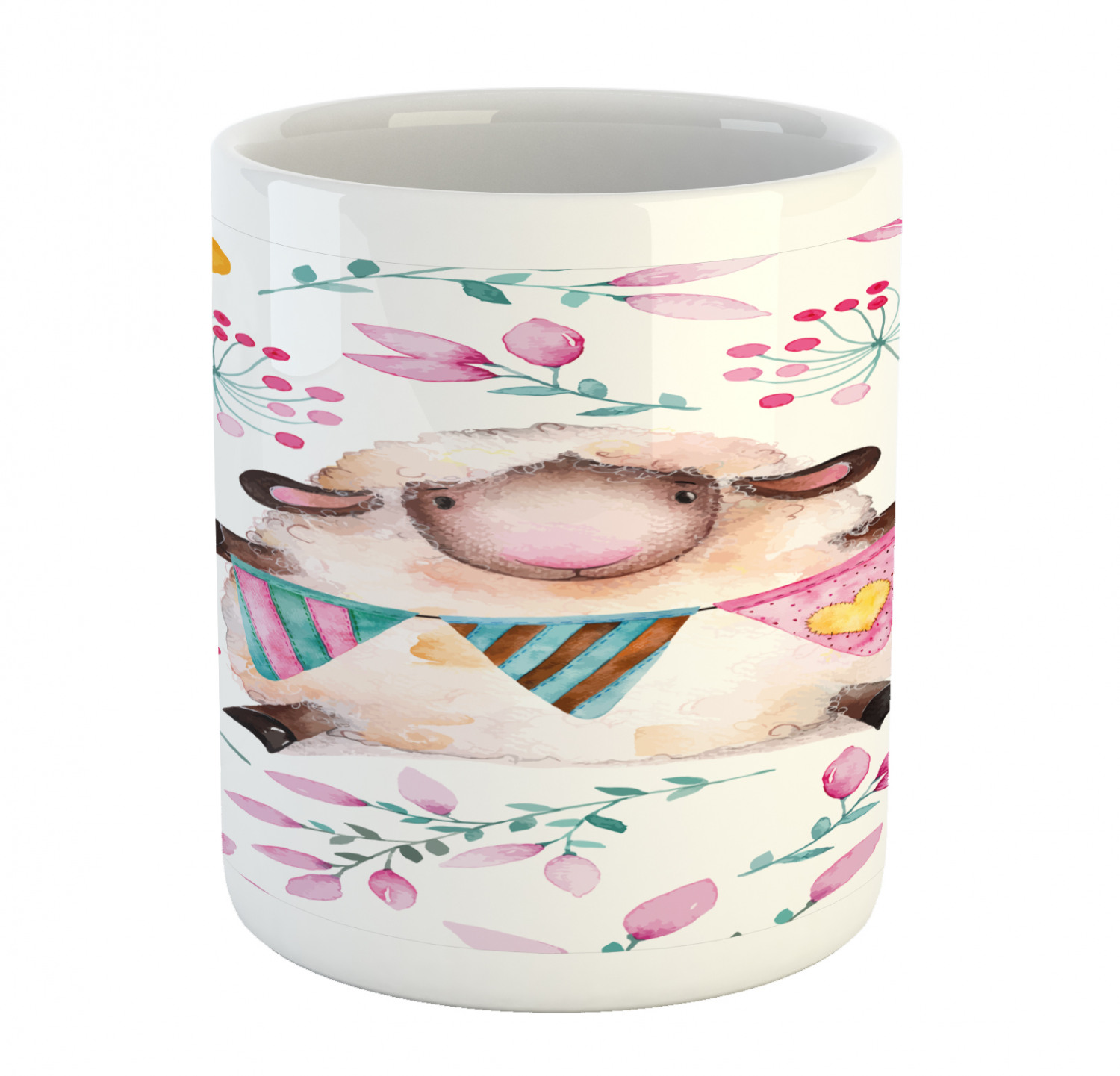 Foliage Floral Ceramic Coffee Mug Cup for Water Tea Drinks, 11 oz - Picture 225 of 236
