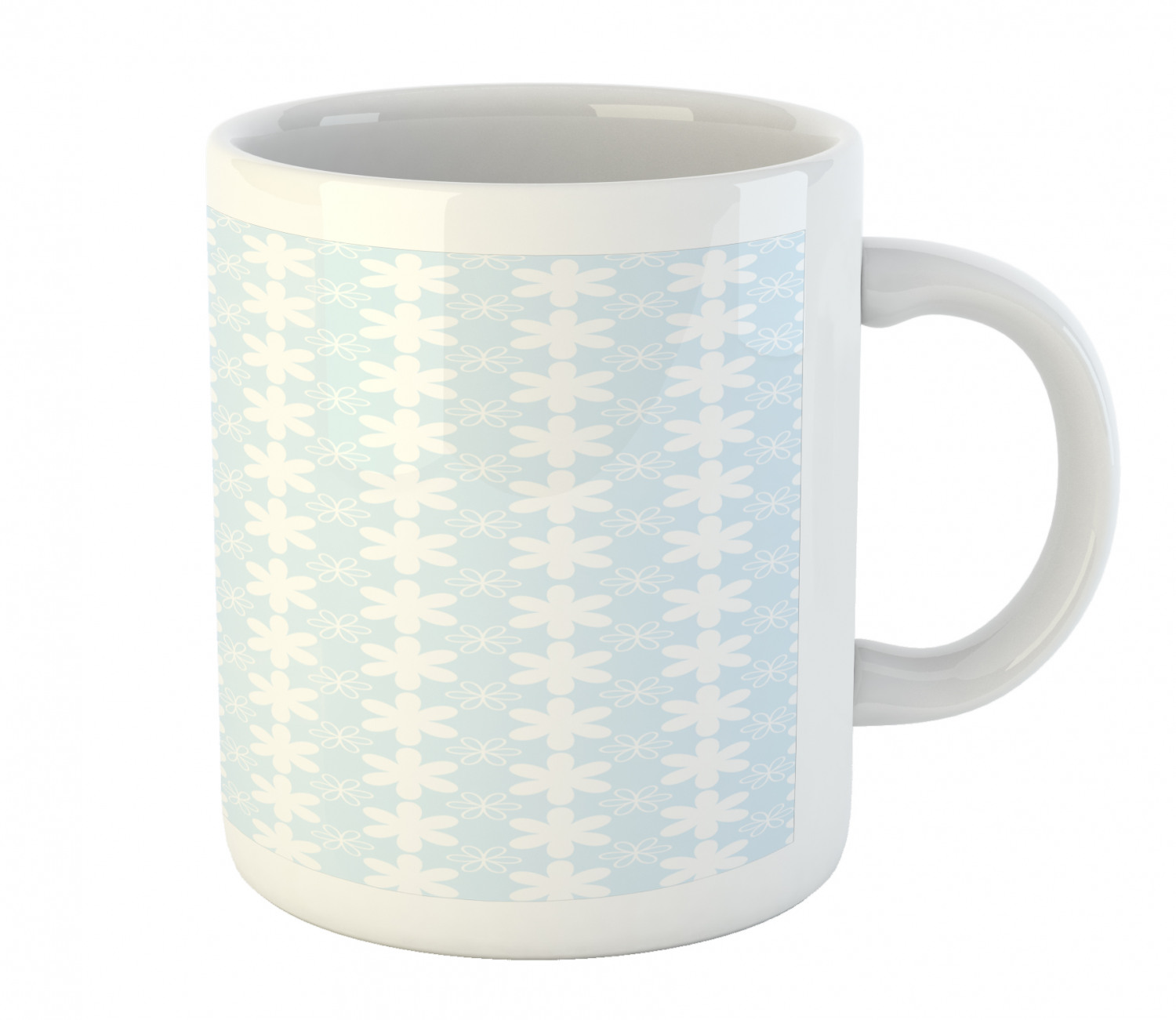 Foliage Floral Ceramic Coffee Mug Cup for Water Tea Drinks, 11 oz - Picture 190 of 236