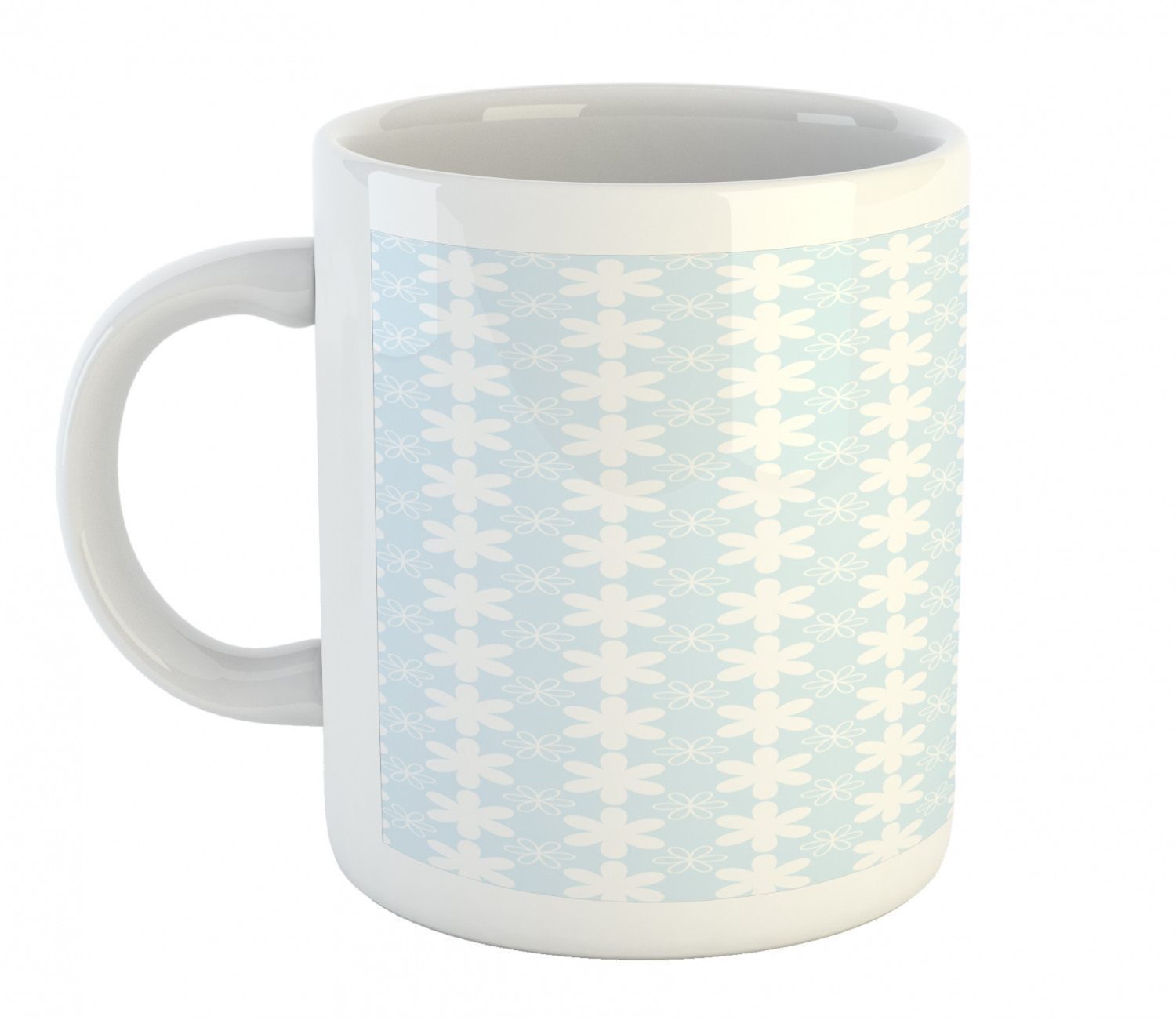 Foliage Floral Ceramic Coffee Mug Cup for Water Tea Drinks, 11 oz - Picture 191 of 236