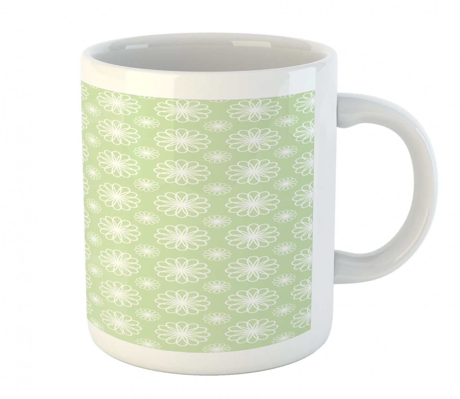 Foliage Floral Ceramic Coffee Mug Cup for Water Tea Drinks, 11 oz - Picture 182 of 236