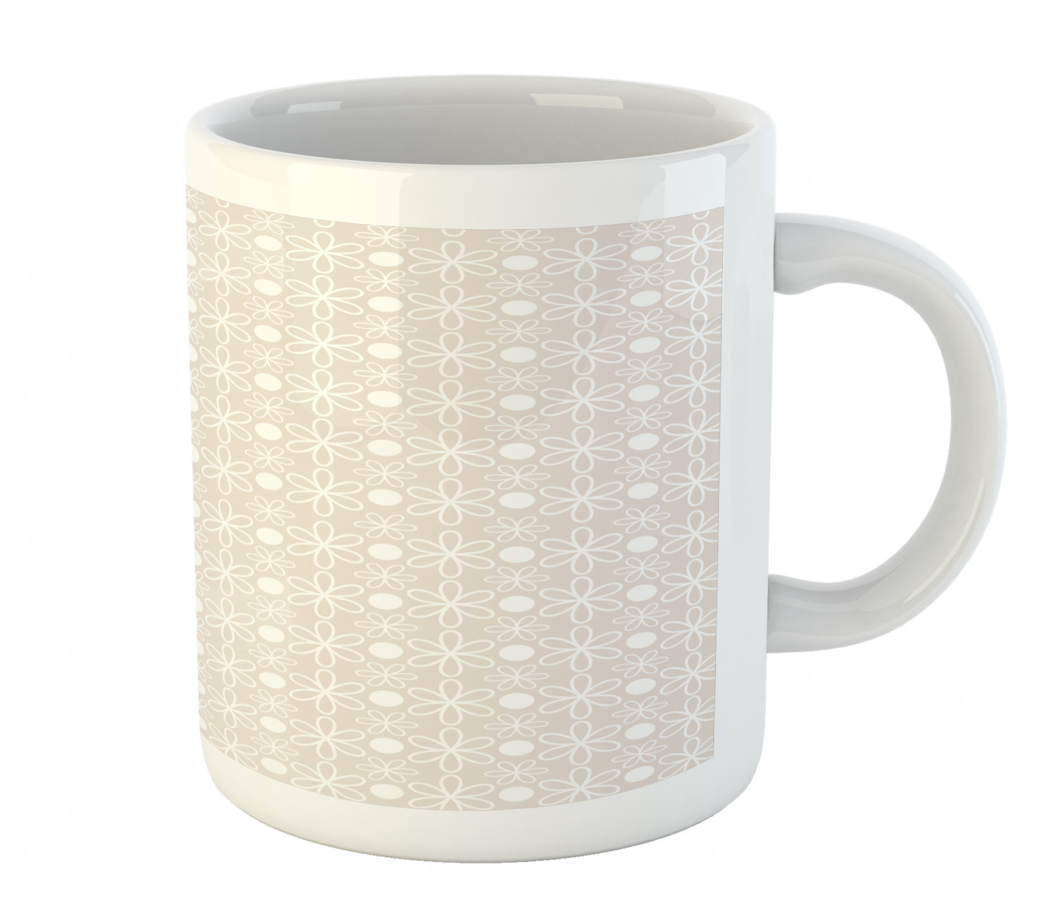 Foliage Floral Ceramic Coffee Mug Cup for Water Tea Drinks, 11 oz - Picture 126 of 236