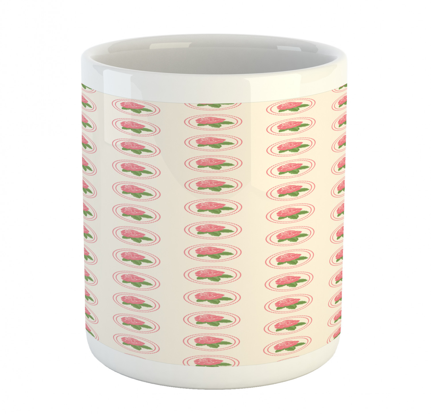 Foliage Floral Ceramic Coffee Mug Cup for Water Tea Drinks, 11 oz - Picture 129 of 236