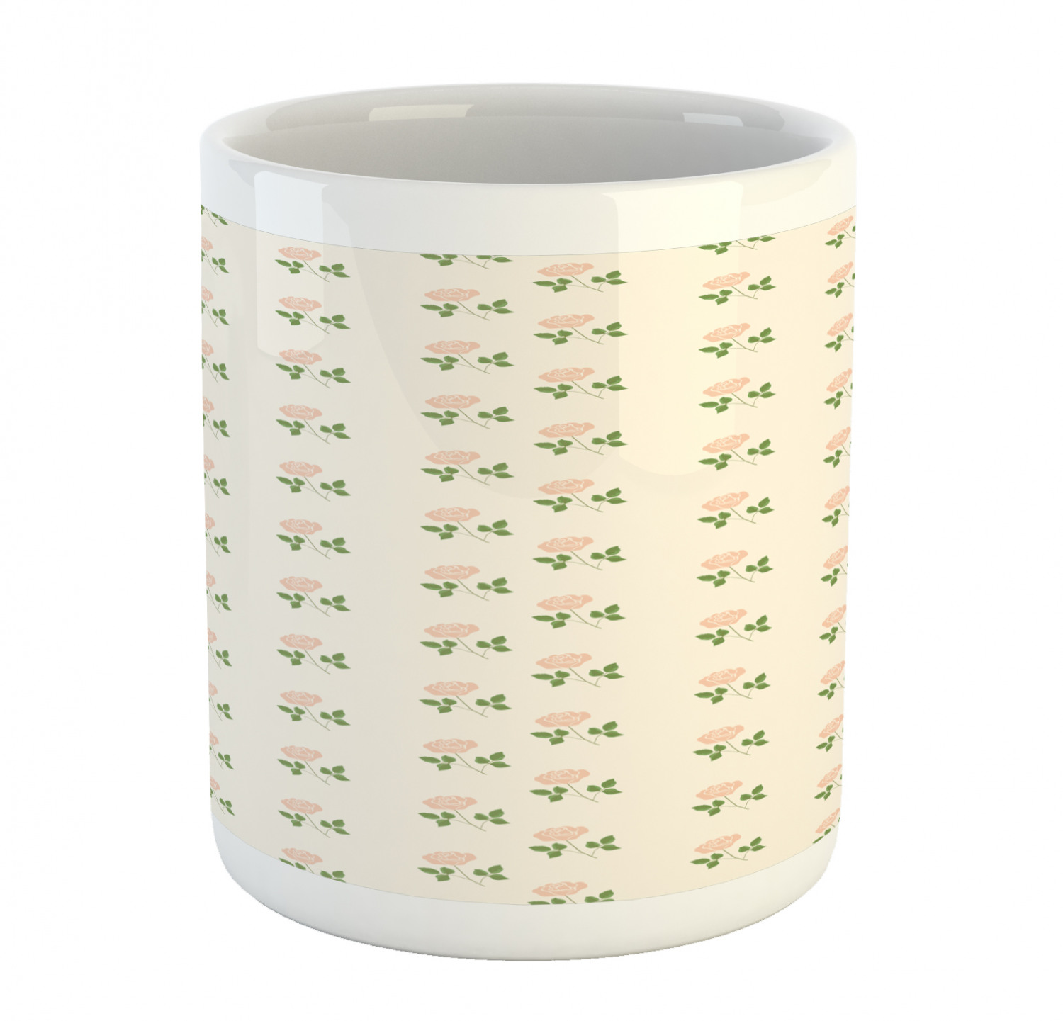 Foliage Floral Ceramic Coffee Mug Cup for Water Tea Drinks, 11 oz - Picture 213 of 236