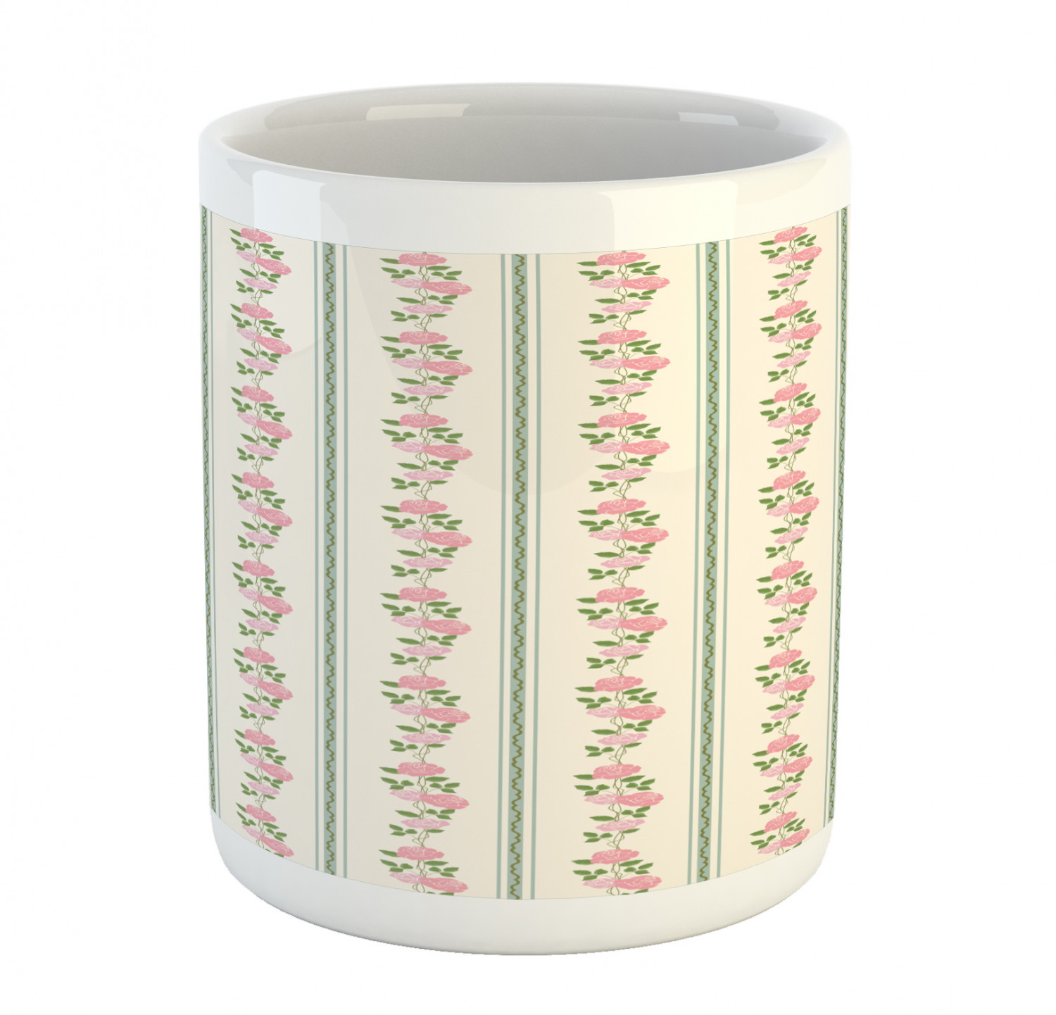 Foliage Floral Ceramic Coffee Mug Cup for Water Tea Drinks, 11 oz - Picture 93 of 236
