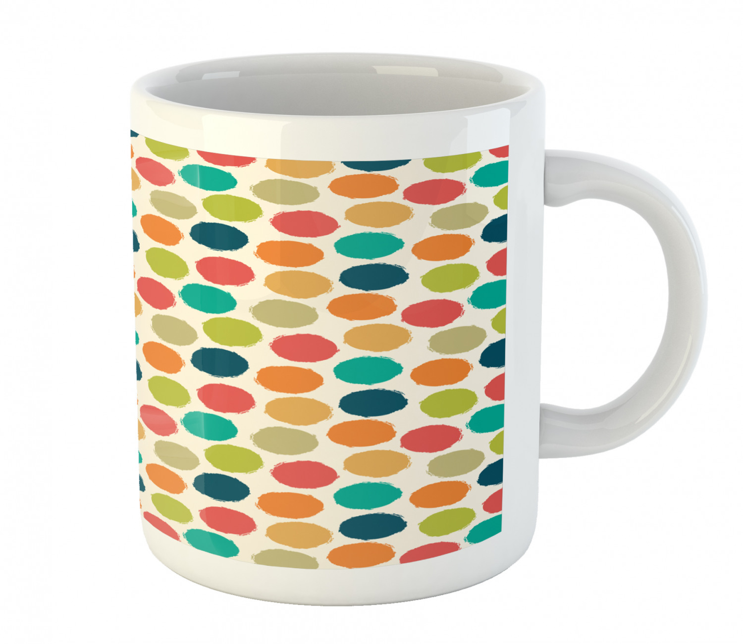 Ambesonne Vintage Home Ceramic Coffee Mug Cup for Water Tea Drinks, 11 oz - Picture 114 of 244
