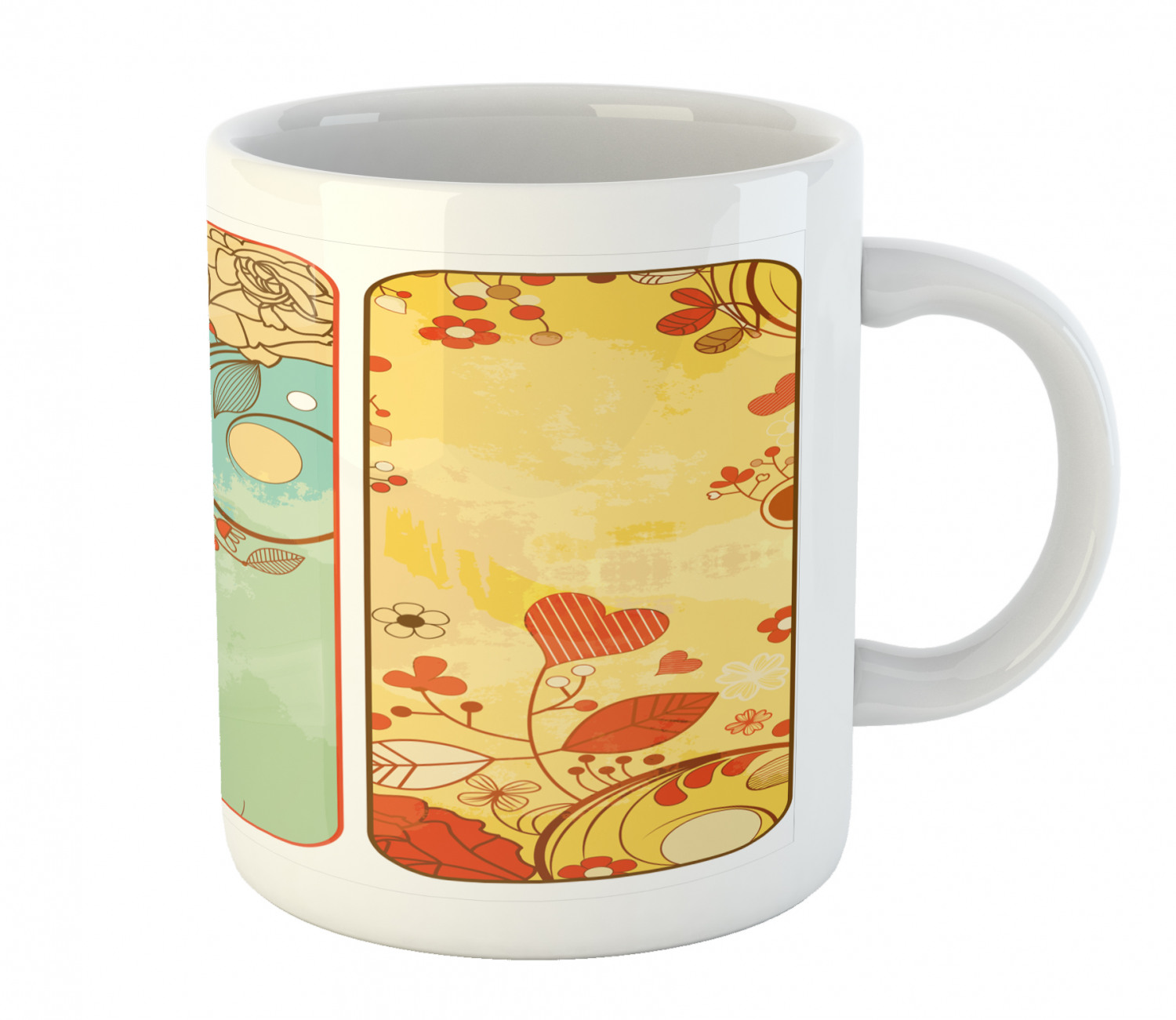 Ambesonne Vintage Home Ceramic Coffee Mug Cup for Water Tea Drinks, 11 oz - Picture 94 of 244