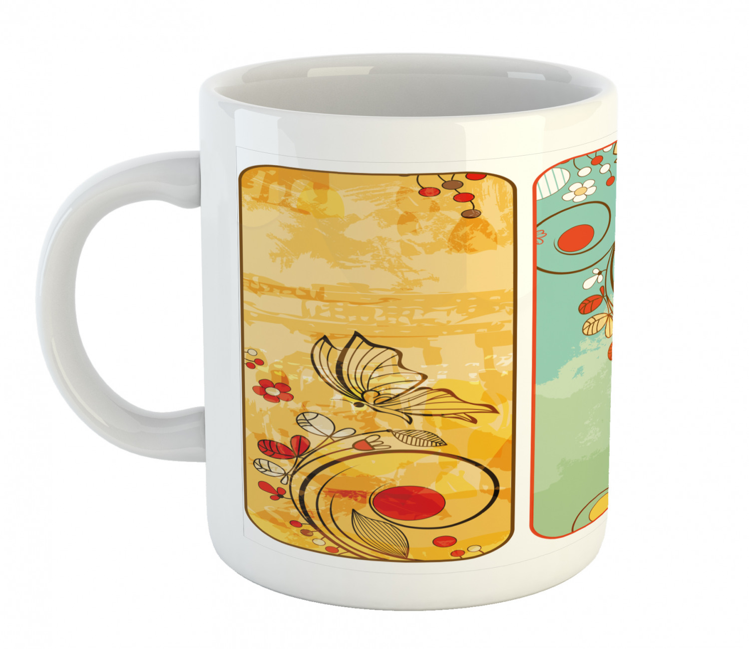 Ambesonne Vintage Home Ceramic Coffee Mug Cup for Water Tea Drinks, 11 oz - Picture 95 of 244
