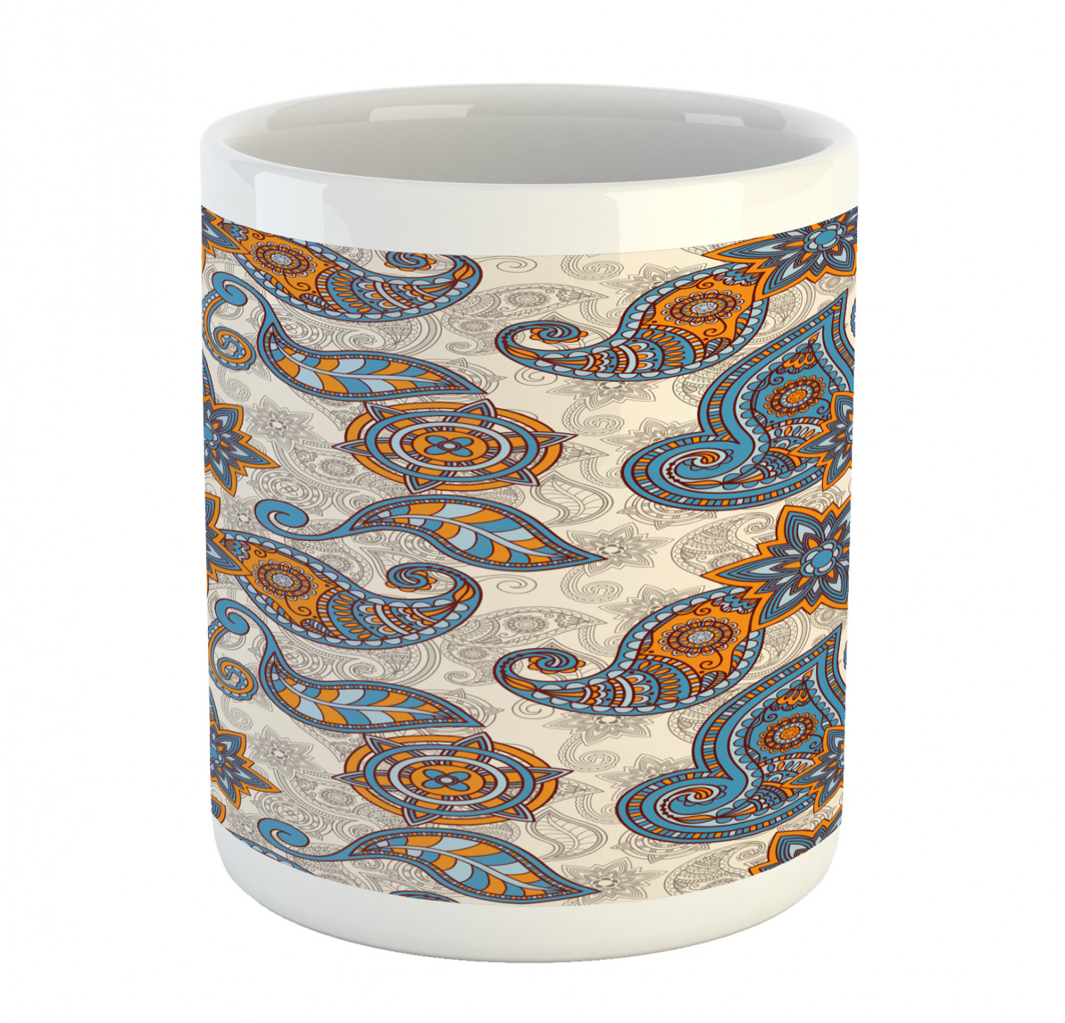 Foliage Floral Ceramic Coffee Mug Cup for Water Tea Drinks, 11 oz - Picture 121 of 236