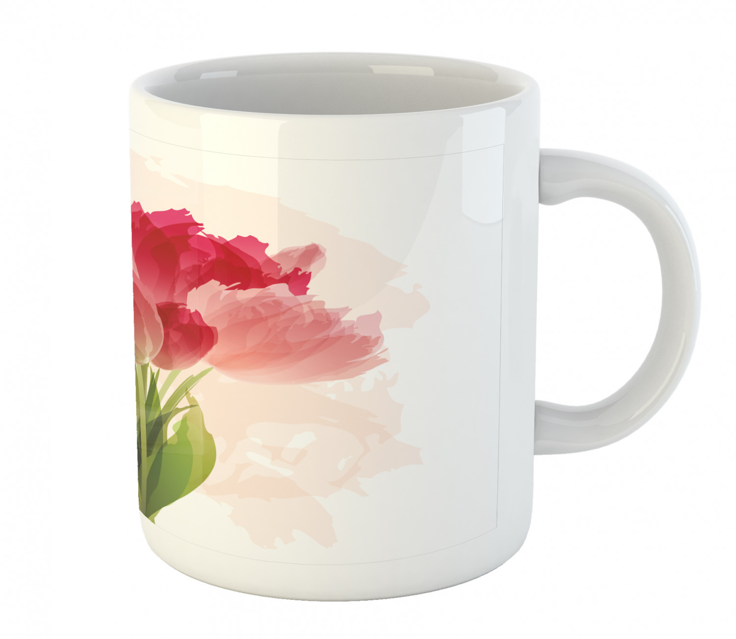 Ambesonne Flower Nature Ceramic Coffee Mug Cup for Water Tea Drinks, 11 oz - Picture 242 of 244