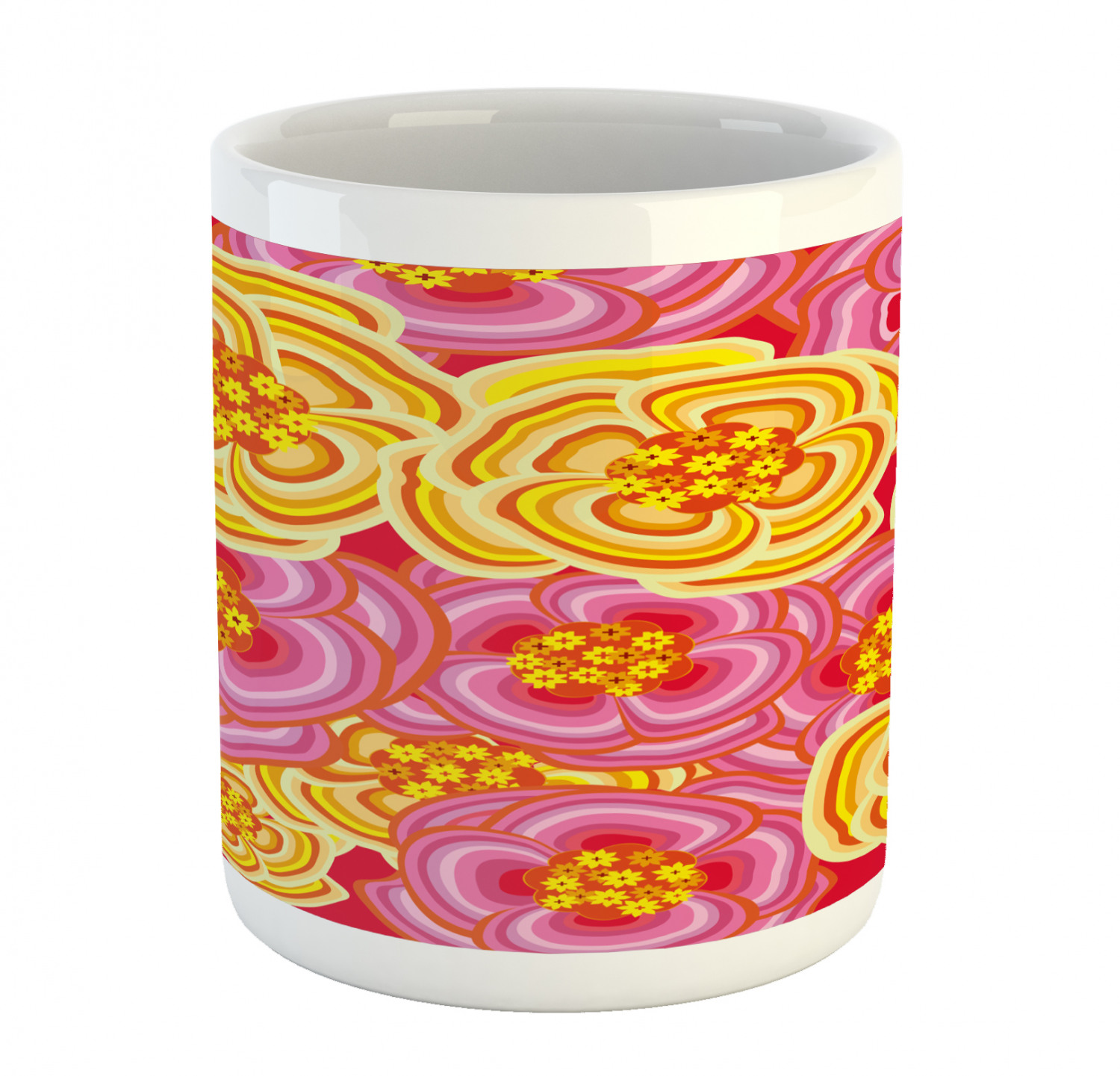 Foliage Floral Ceramic Coffee Mug Cup for Water Tea Drinks, 11 oz - Picture 101 of 236
