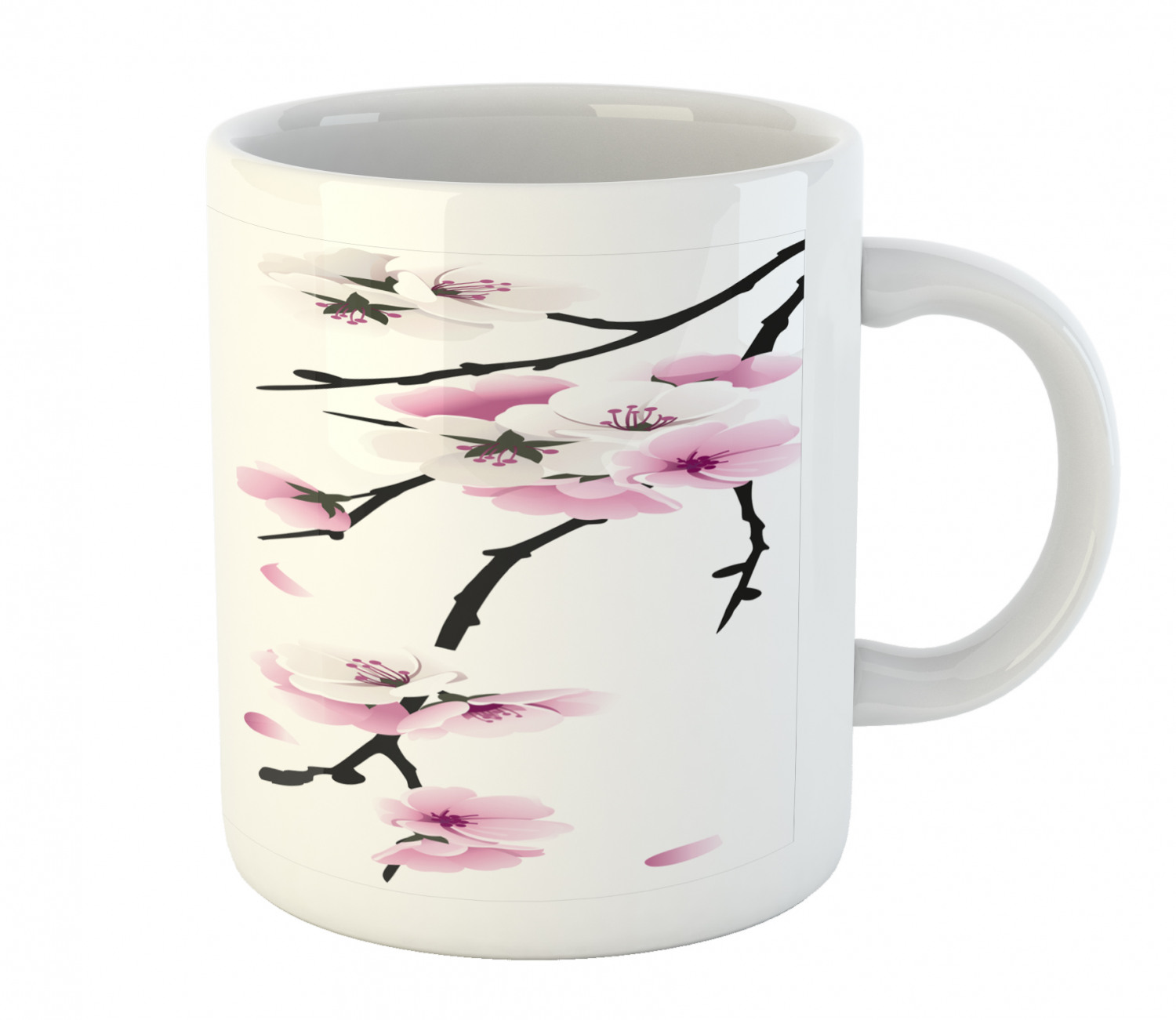 Foliage Floral Ceramic Coffee Mug Cup for Water Tea Drinks, 11 oz - Picture 26 of 236