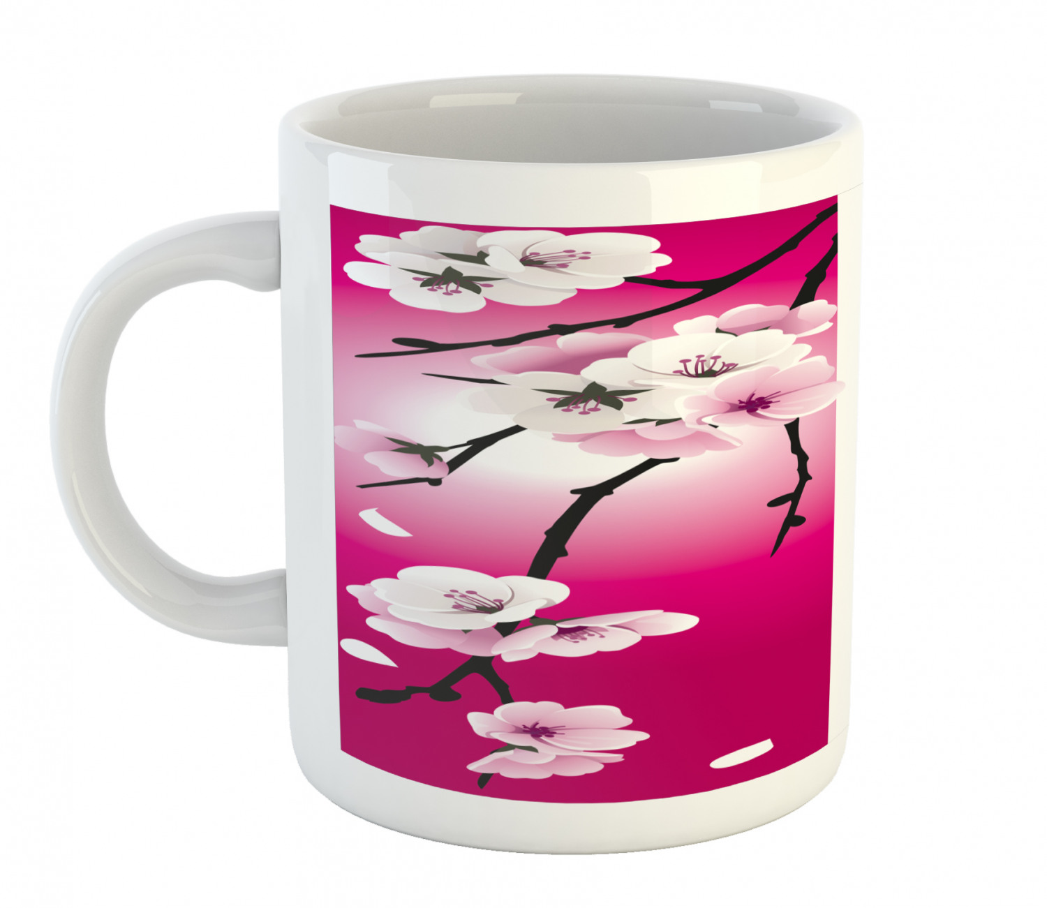 Foliage Floral Ceramic Coffee Mug Cup for Water Tea Drinks, 11 oz - Picture 27 of 236