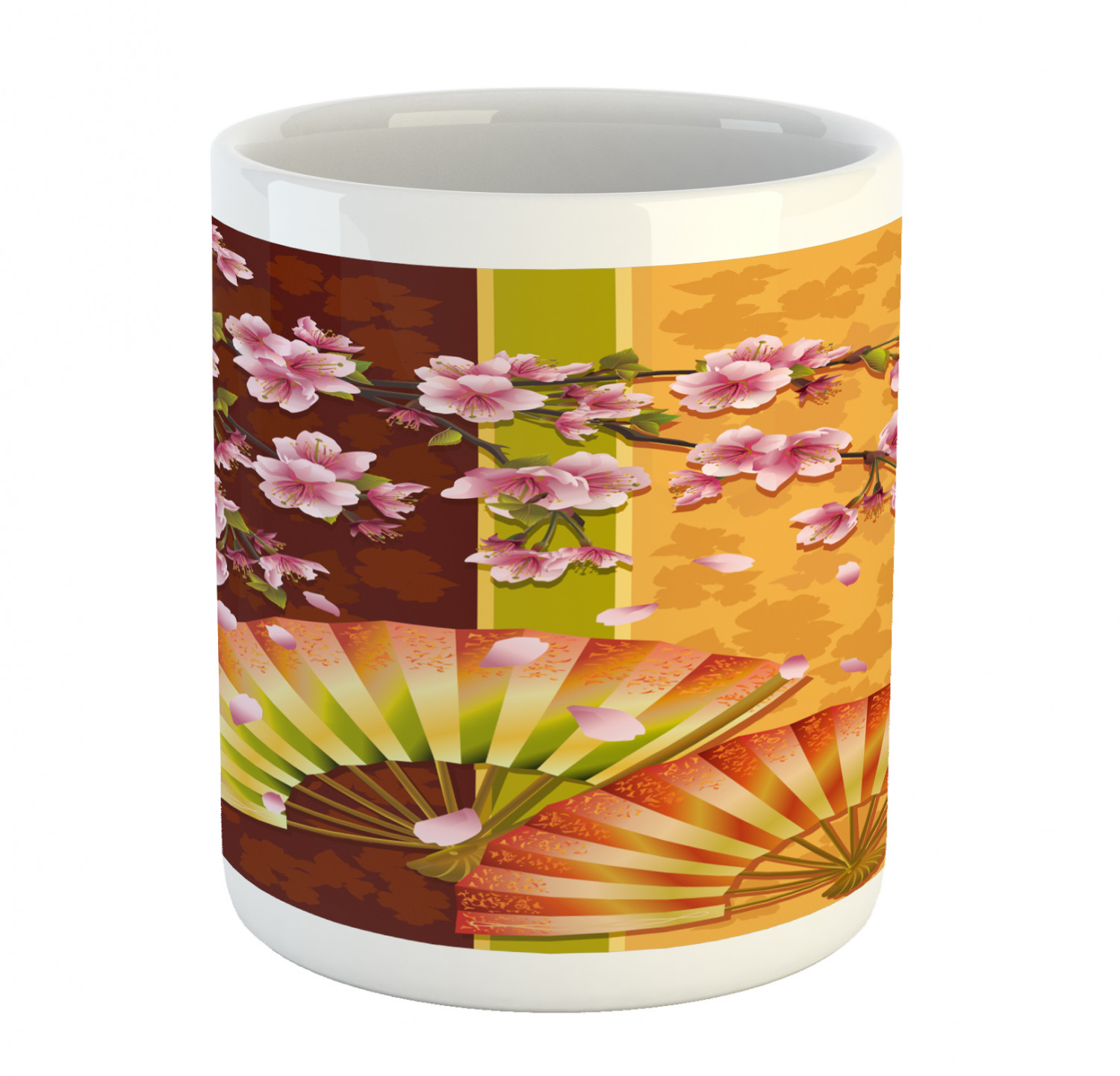 Foliage Floral Ceramic Coffee Mug Cup for Water Tea Drinks, 11 oz - Picture 157 of 236