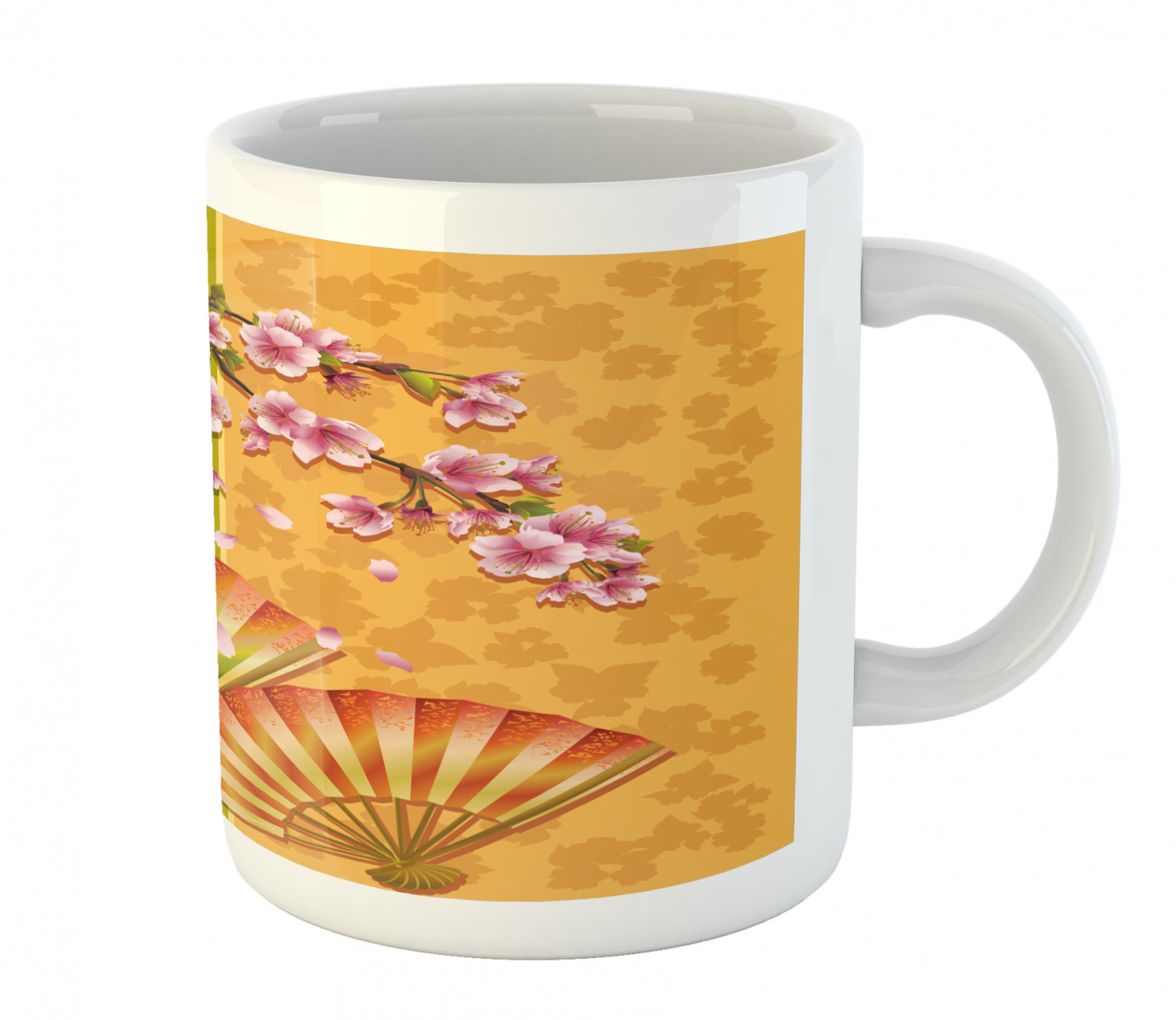 Foliage Floral Ceramic Coffee Mug Cup for Water Tea Drinks, 11 oz - Picture 158 of 236