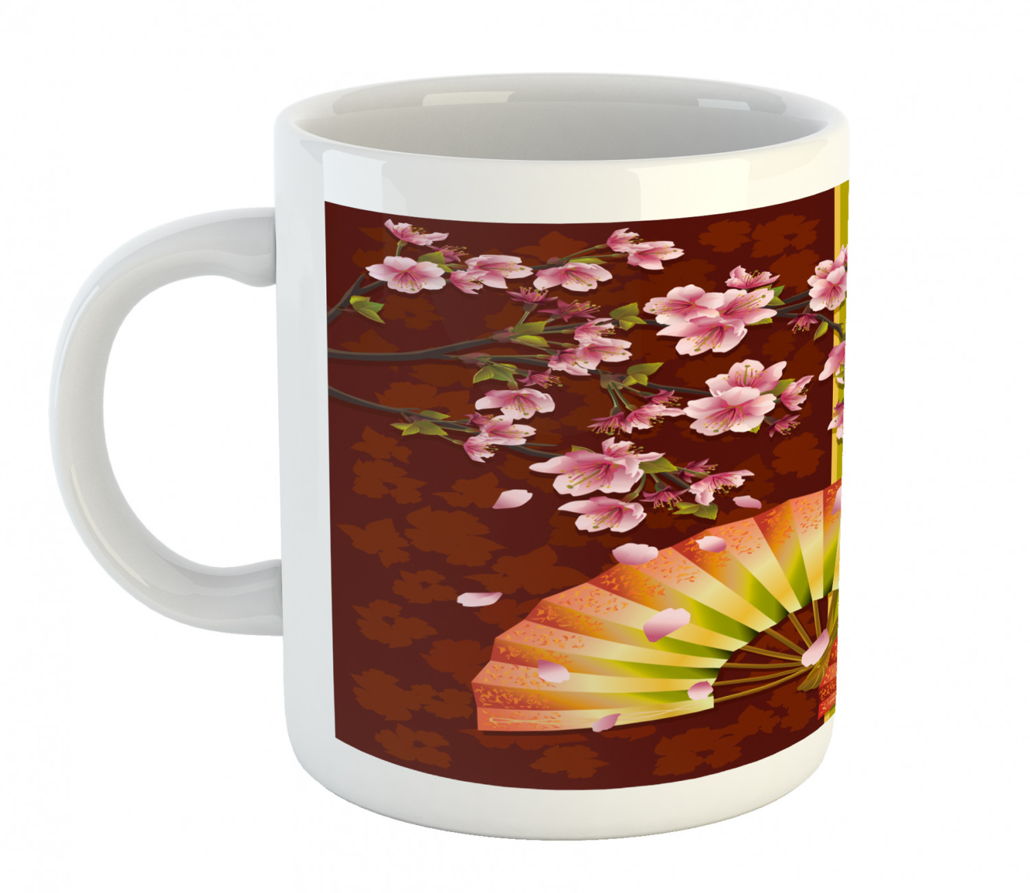 Foliage Floral Ceramic Coffee Mug Cup for Water Tea Drinks, 11 oz - Picture 159 of 236
