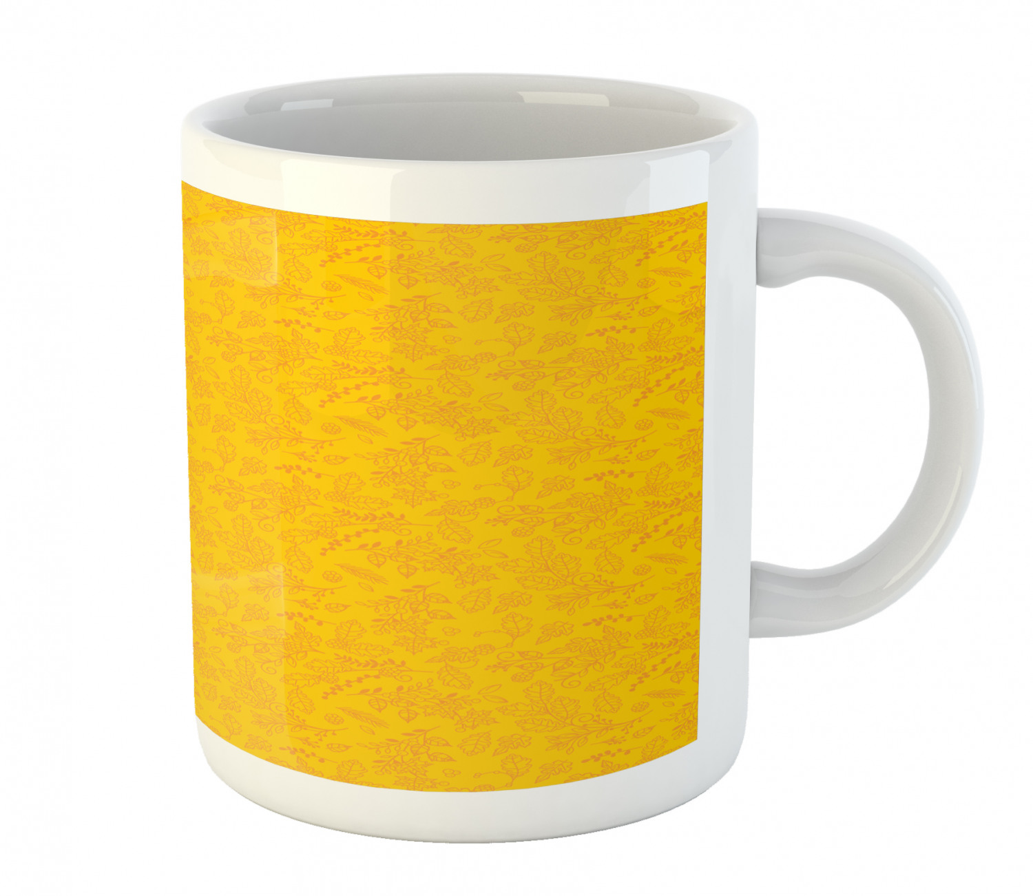 Foliage Floral Ceramic Coffee Mug Cup for Water Tea Drinks, 11 oz - Picture 30 of 236
