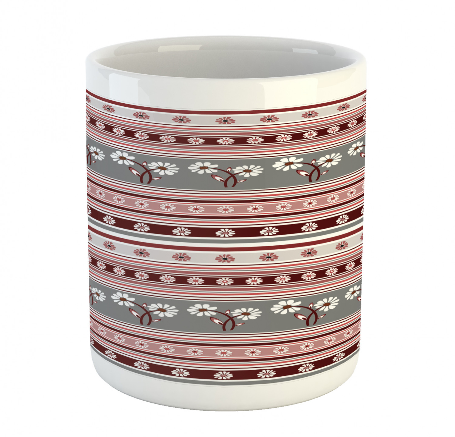Foliage Floral Ceramic Coffee Mug Cup for Water Tea Drinks, 11 oz - Picture 173 of 236