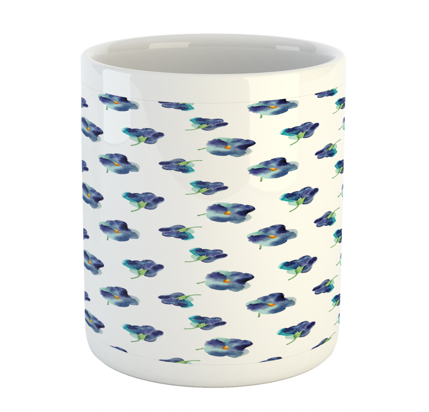 Foliage Floral Ceramic Coffee Mug Cup for Water Tea Drinks, 11 oz - Picture 233 of 236