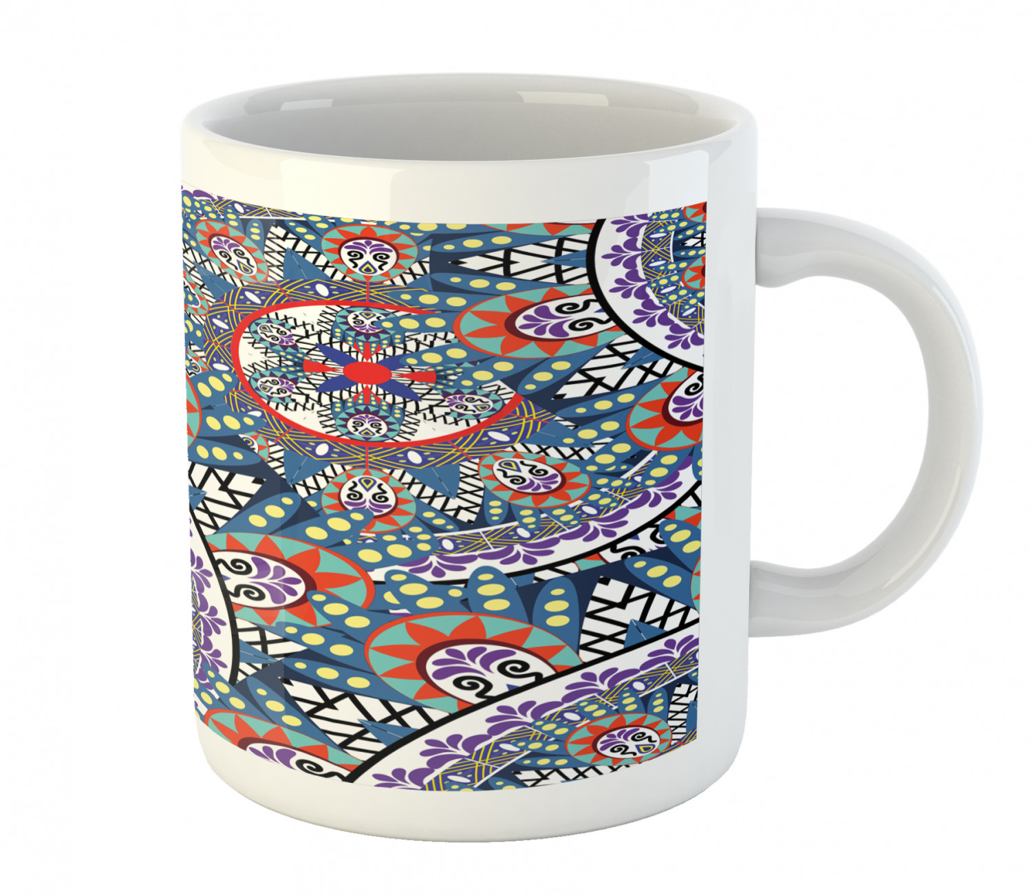 Ambesonne Vintage Home Ceramic Coffee Mug Cup for Water Tea Drinks, 11 oz - Picture 38 of 244