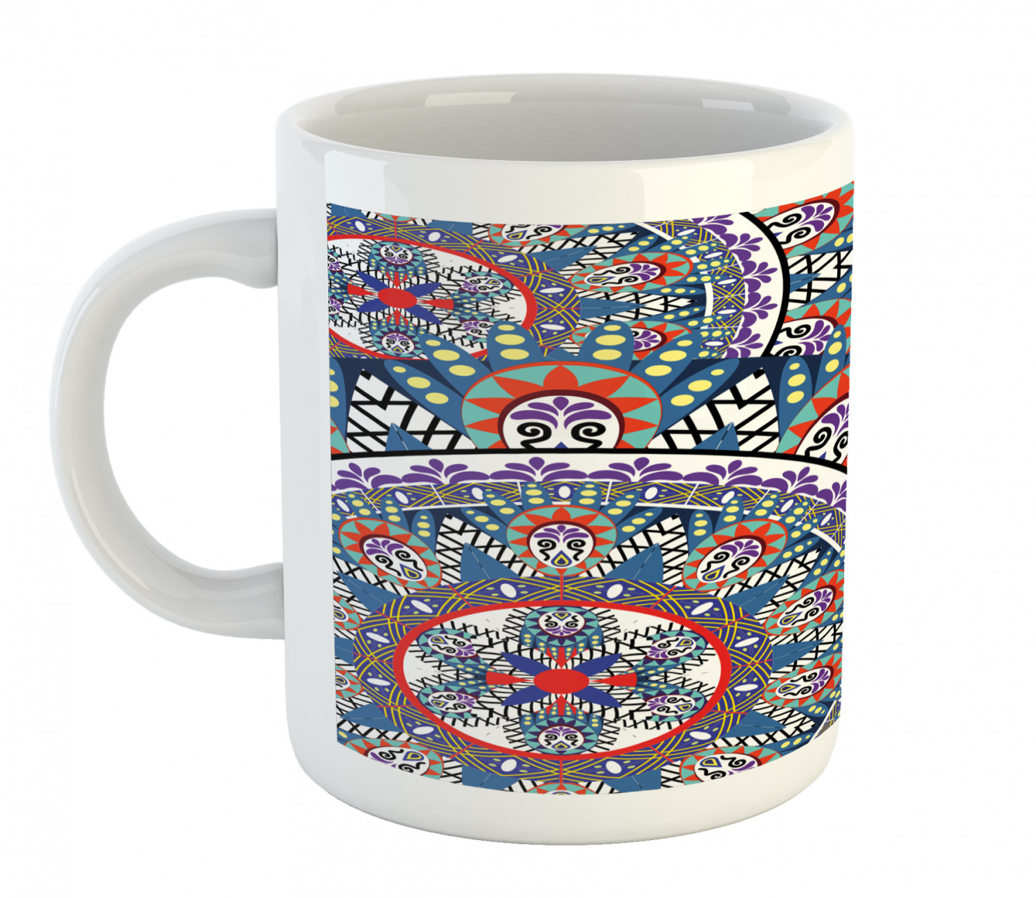 Ambesonne Vintage Home Ceramic Coffee Mug Cup for Water Tea Drinks, 11 oz - Picture 39 of 244