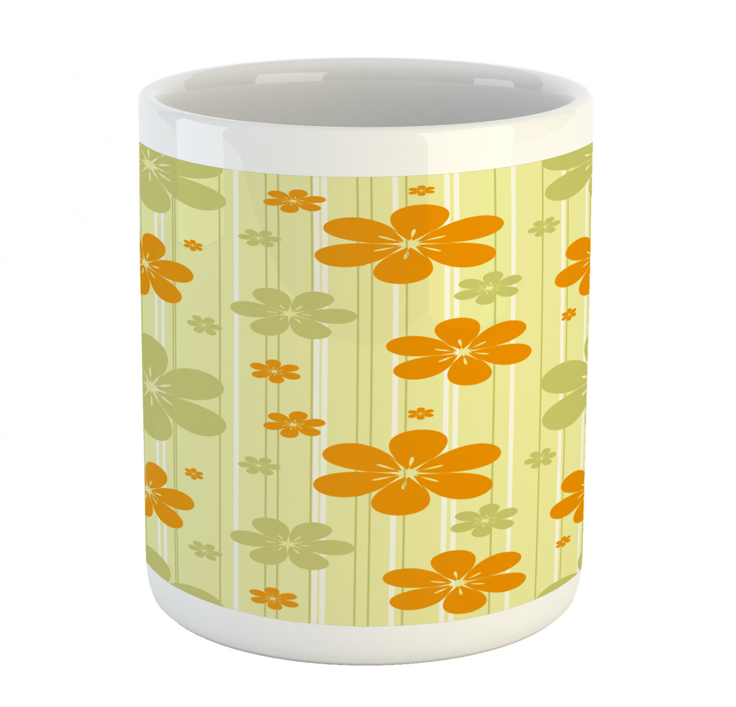 Foliage Floral Ceramic Coffee Mug Cup for Water Tea Drinks, 11 oz - Picture 149 of 236