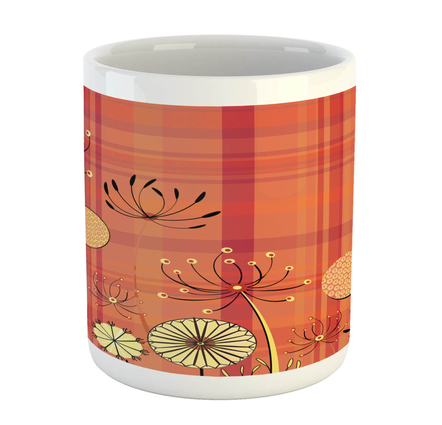 Foliage Floral Ceramic Coffee Mug Cup for Water Tea Drinks, 11 oz - Picture 185 of 236