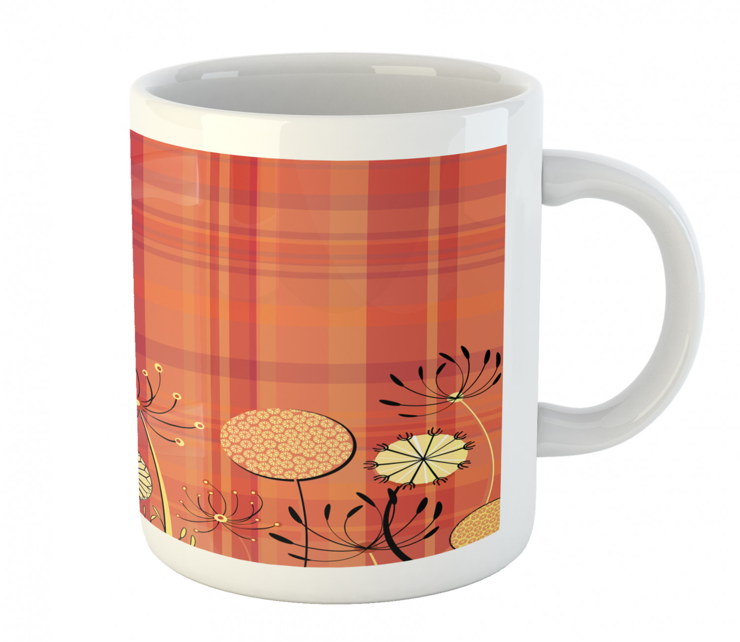 Foliage Floral Ceramic Coffee Mug Cup for Water Tea Drinks, 11 oz - Picture 186 of 236