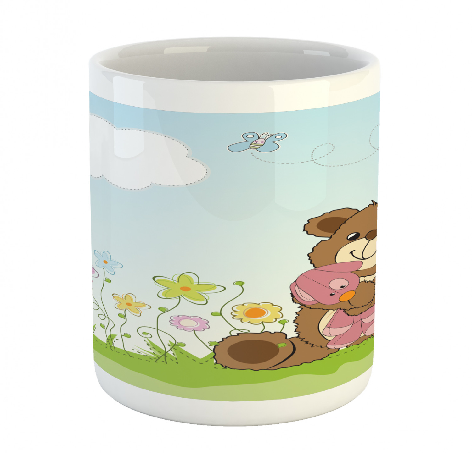 Ambesonne Flower Nature Ceramic Coffee Mug Cup for Water Tea Drinks, 11 oz - Picture 45 of 244