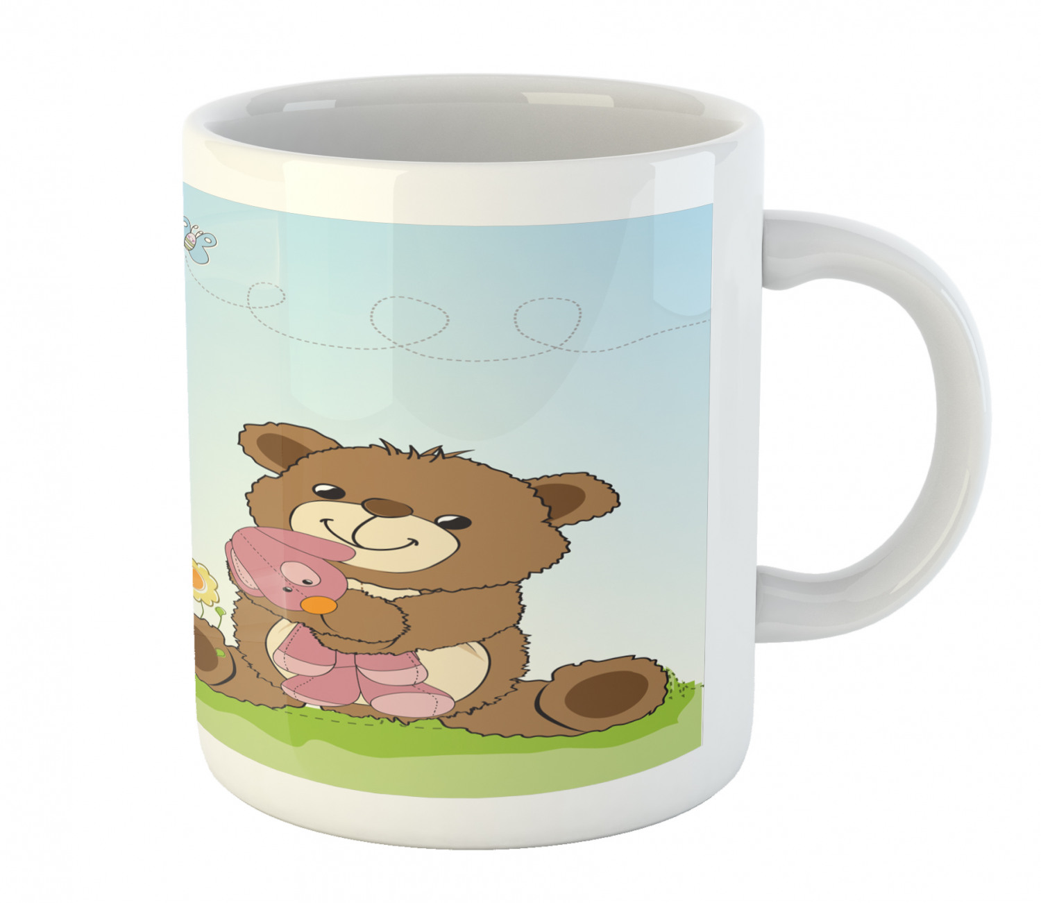 Ambesonne Flower Nature Ceramic Coffee Mug Cup for Water Tea Drinks, 11 oz - Picture 46 of 244