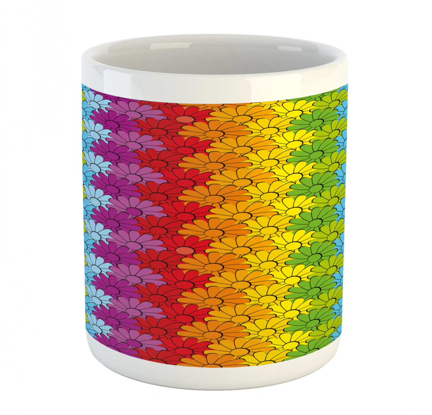 Foliage Floral Ceramic Coffee Mug Cup for Water Tea Drinks, 11 oz - Picture 133 of 236