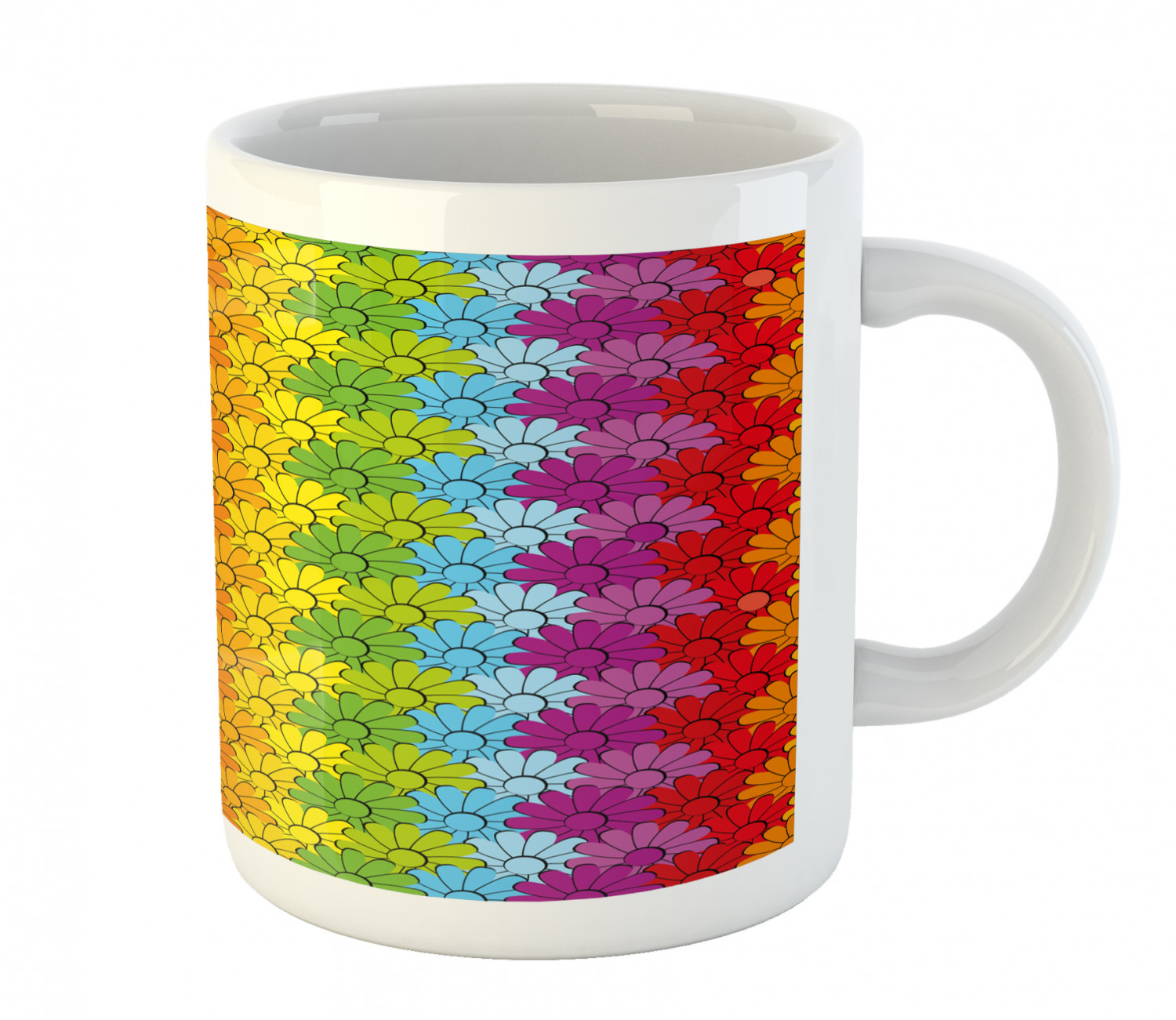 Foliage Floral Ceramic Coffee Mug Cup for Water Tea Drinks, 11 oz - Picture 134 of 236