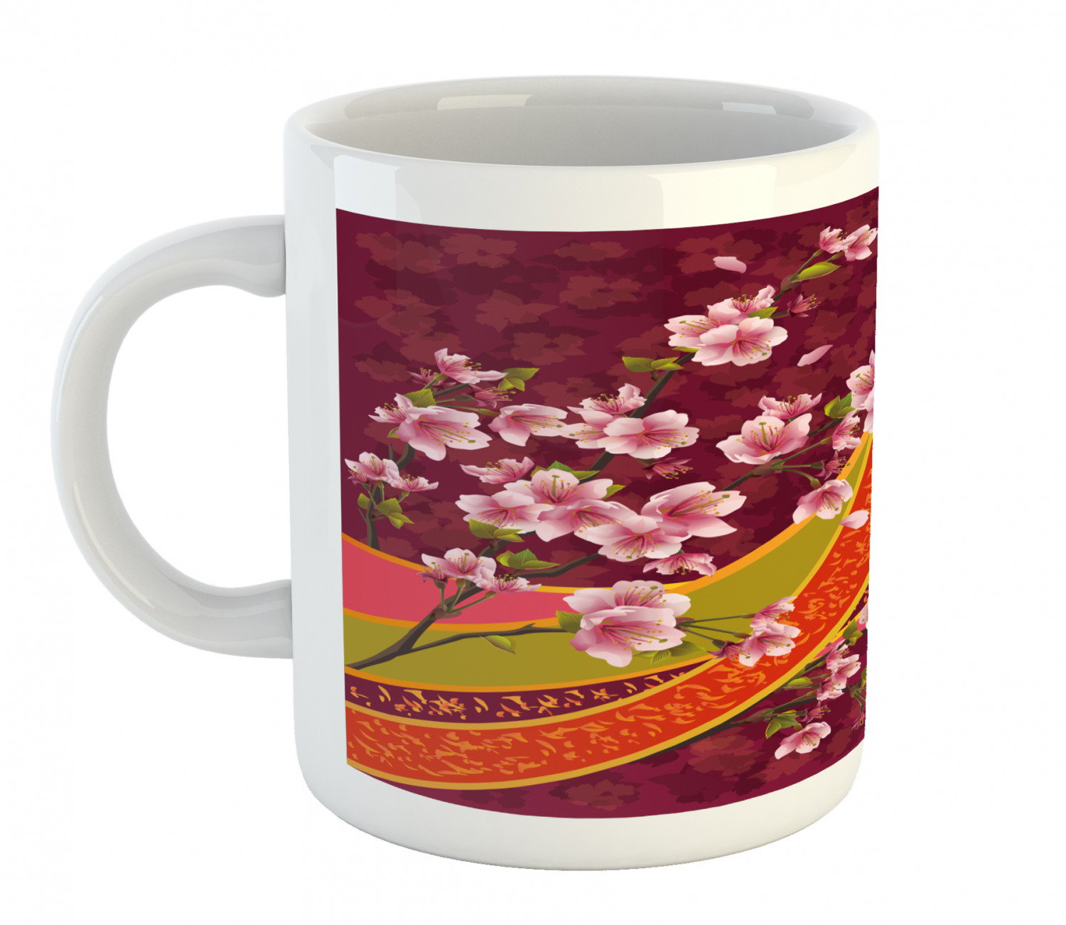 Ambesonne Flower Nature Ceramic Coffee Mug Cup for Water Tea Drinks, 11 oz - Picture 203 of 244