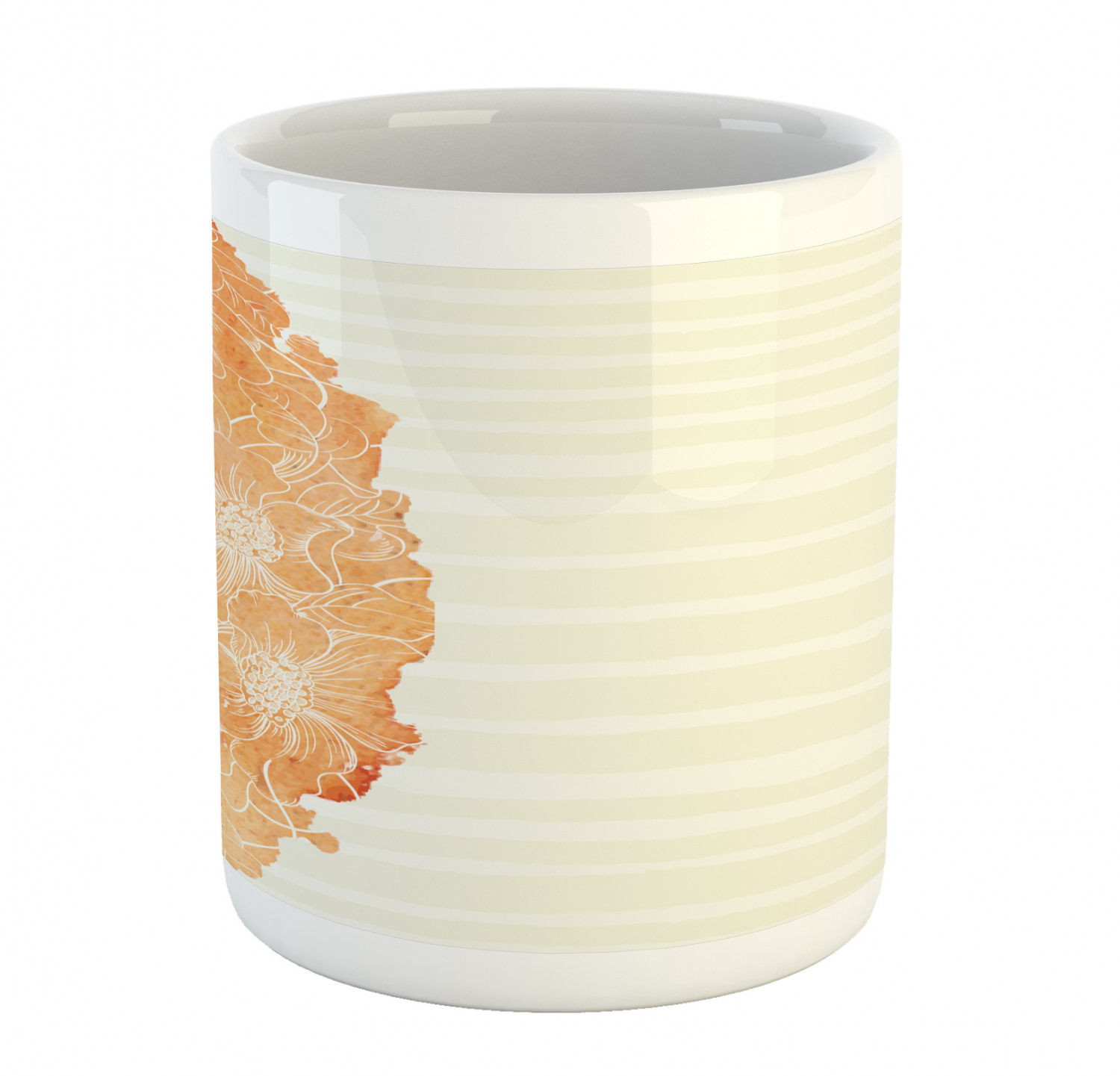 Ambesonne Flower Nature Ceramic Coffee Mug Cup for Water Tea Drinks, 11 oz - Picture 101 of 244