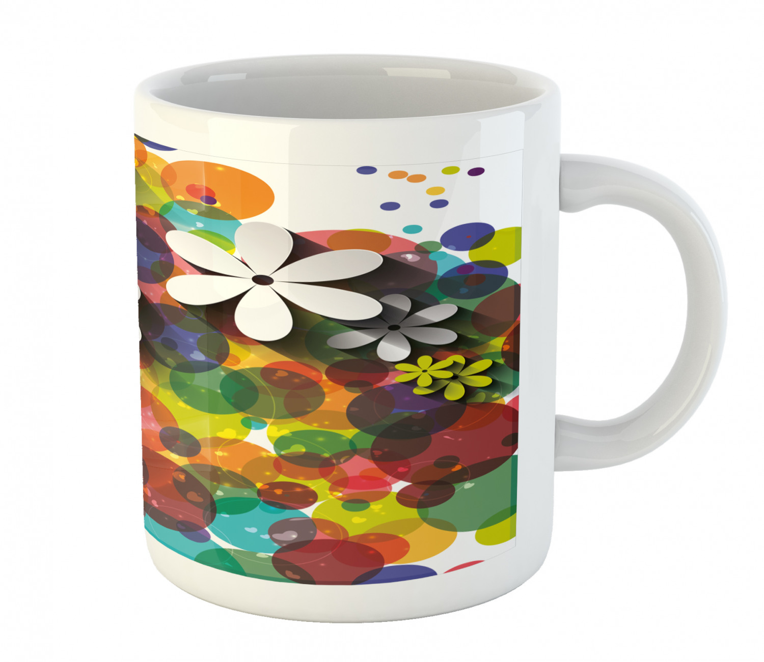 Ambesonne Flower Nature Ceramic Coffee Mug Cup for Water Tea Drinks, 11 oz - Picture 62 of 244