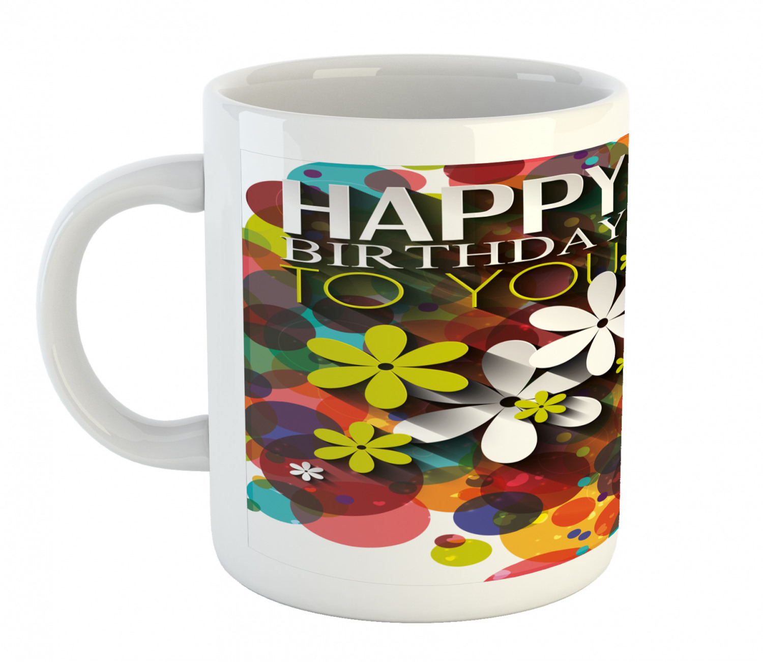 Ambesonne Flower Nature Ceramic Coffee Mug Cup for Water Tea Drinks, 11 oz - Picture 63 of 244