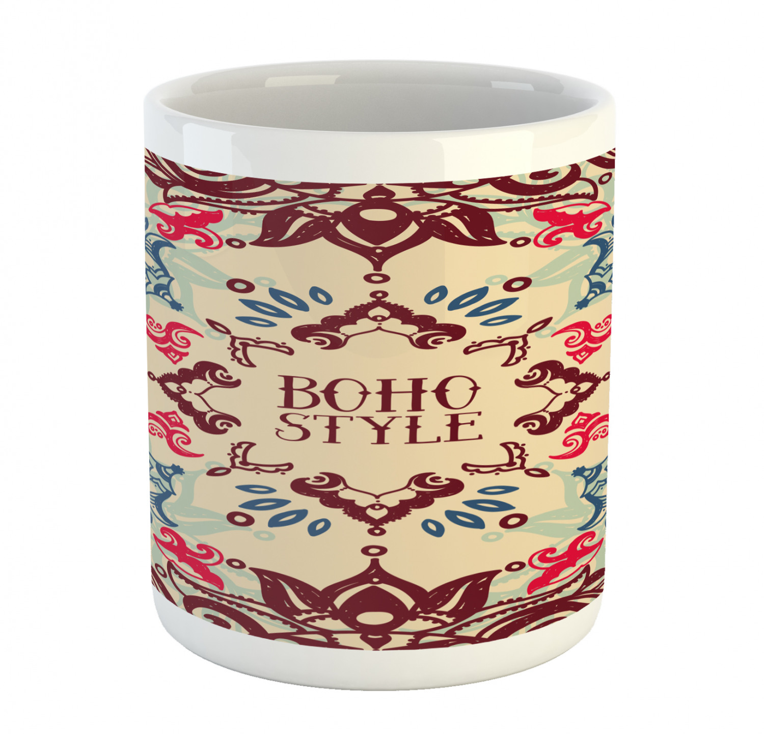 Ambesonne Flower Nature Ceramic Coffee Mug Cup for Water Tea Drinks, 11 oz - Picture 137 of 244